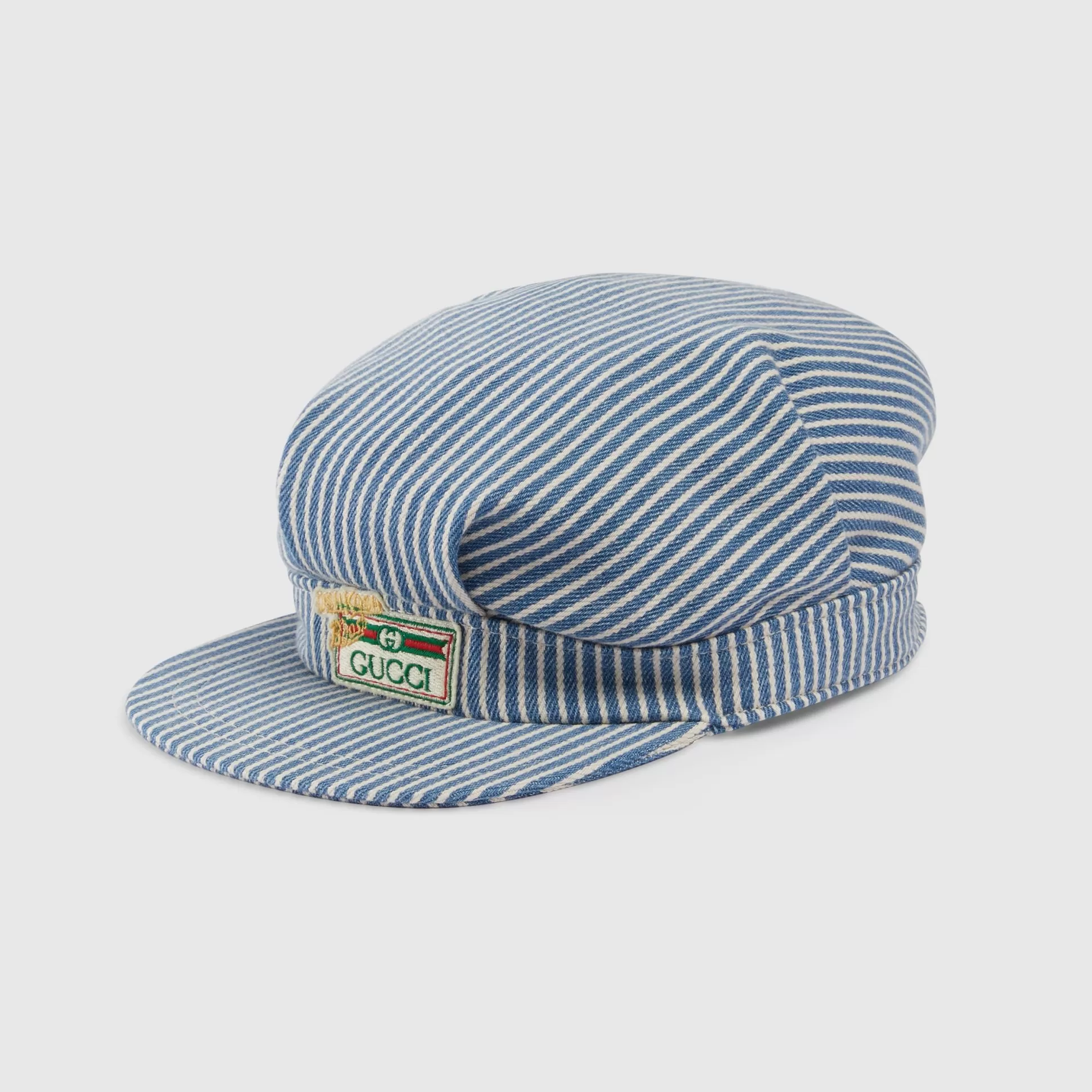 GUCCI Baby Cotton Canvas Baseball Hat-Children Accessories