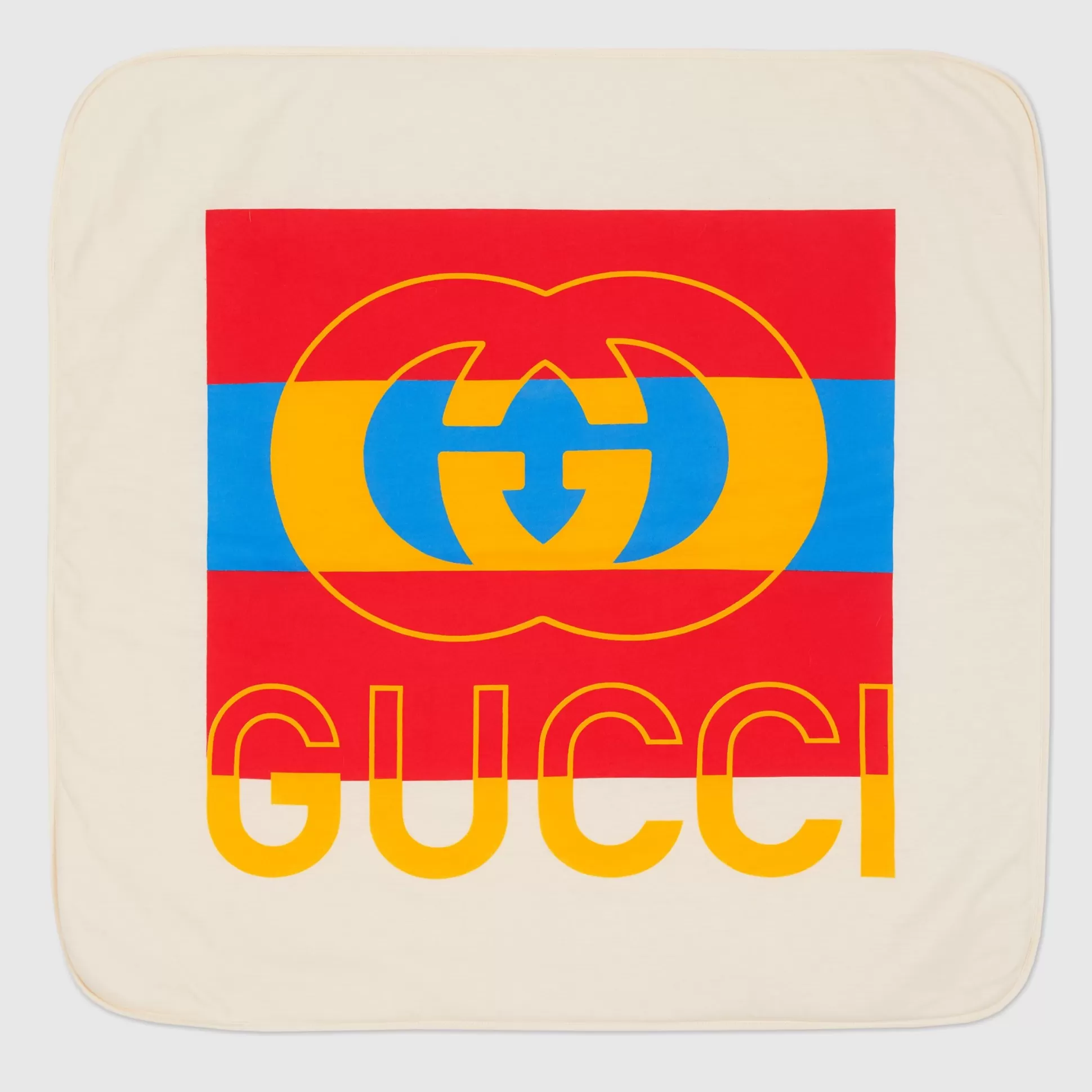 GUCCI Baby Cotton Wool Blanket-Children Accessories