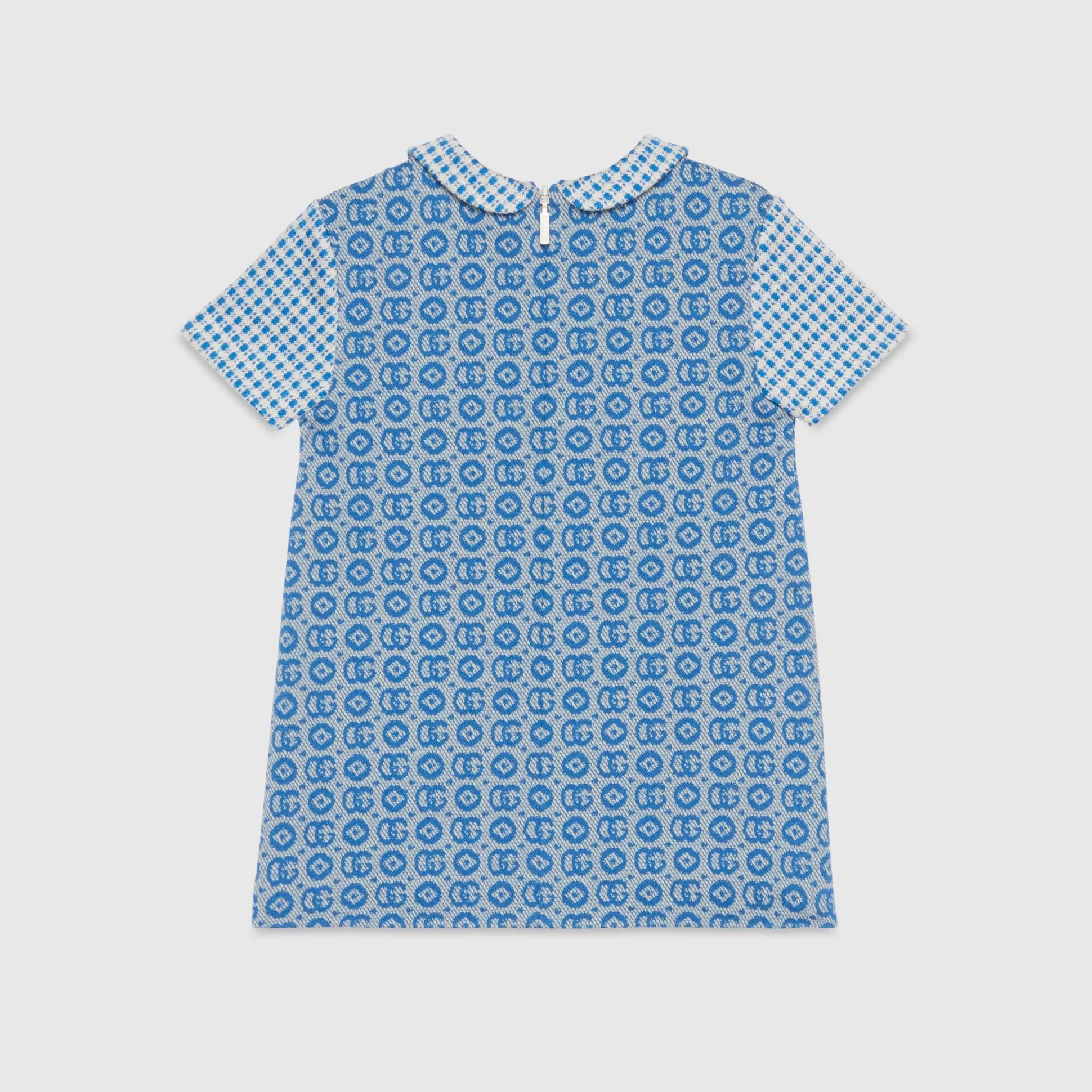 GUCCI Baby Double G Geometric Jersey Dress-Children Girls (0-36 Months)