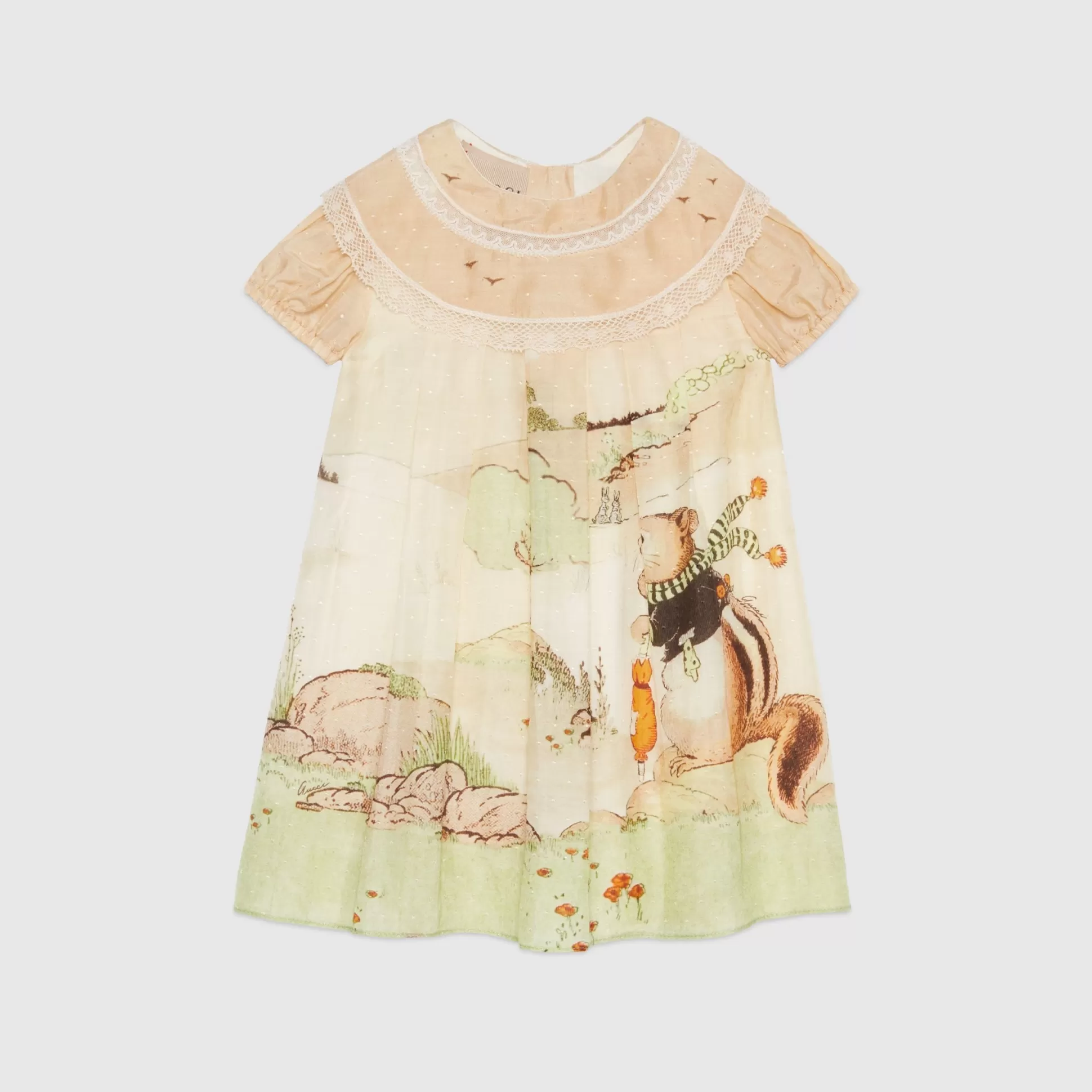 GUCCI Baby Animal Print Dress-Children Newborn (0-12 Months)