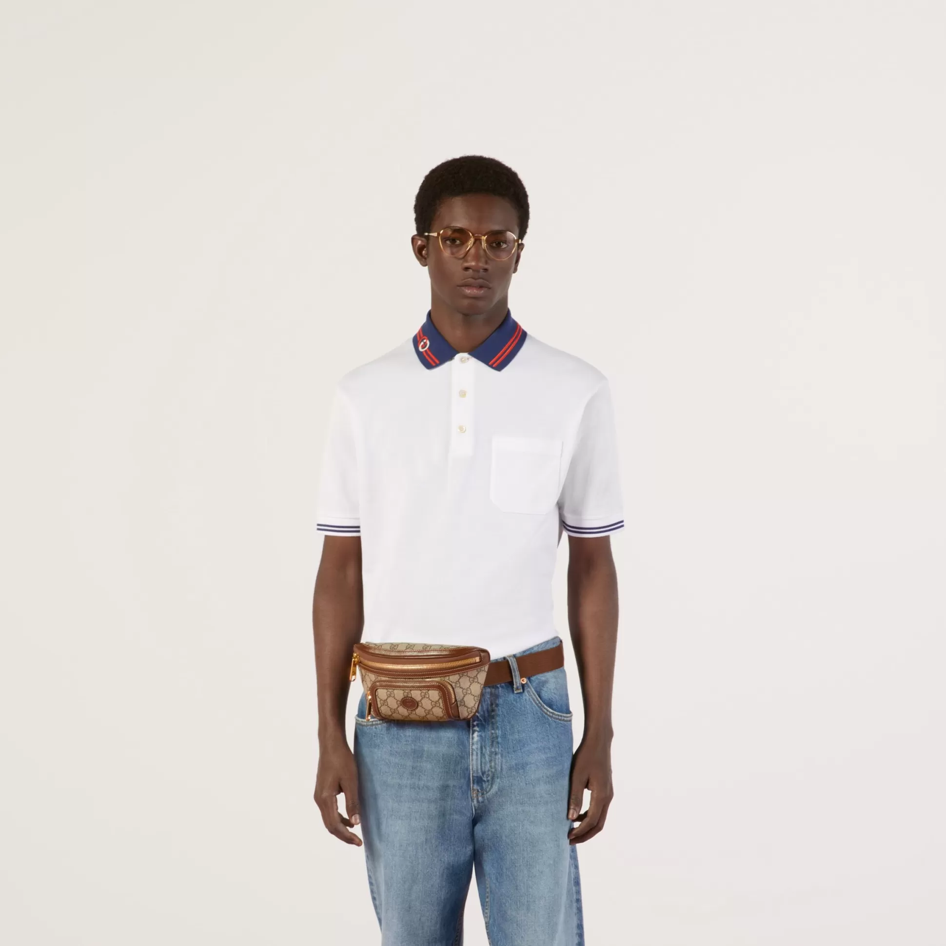 GUCCI Belt Bag With Interlocking G-Men Belt Bags