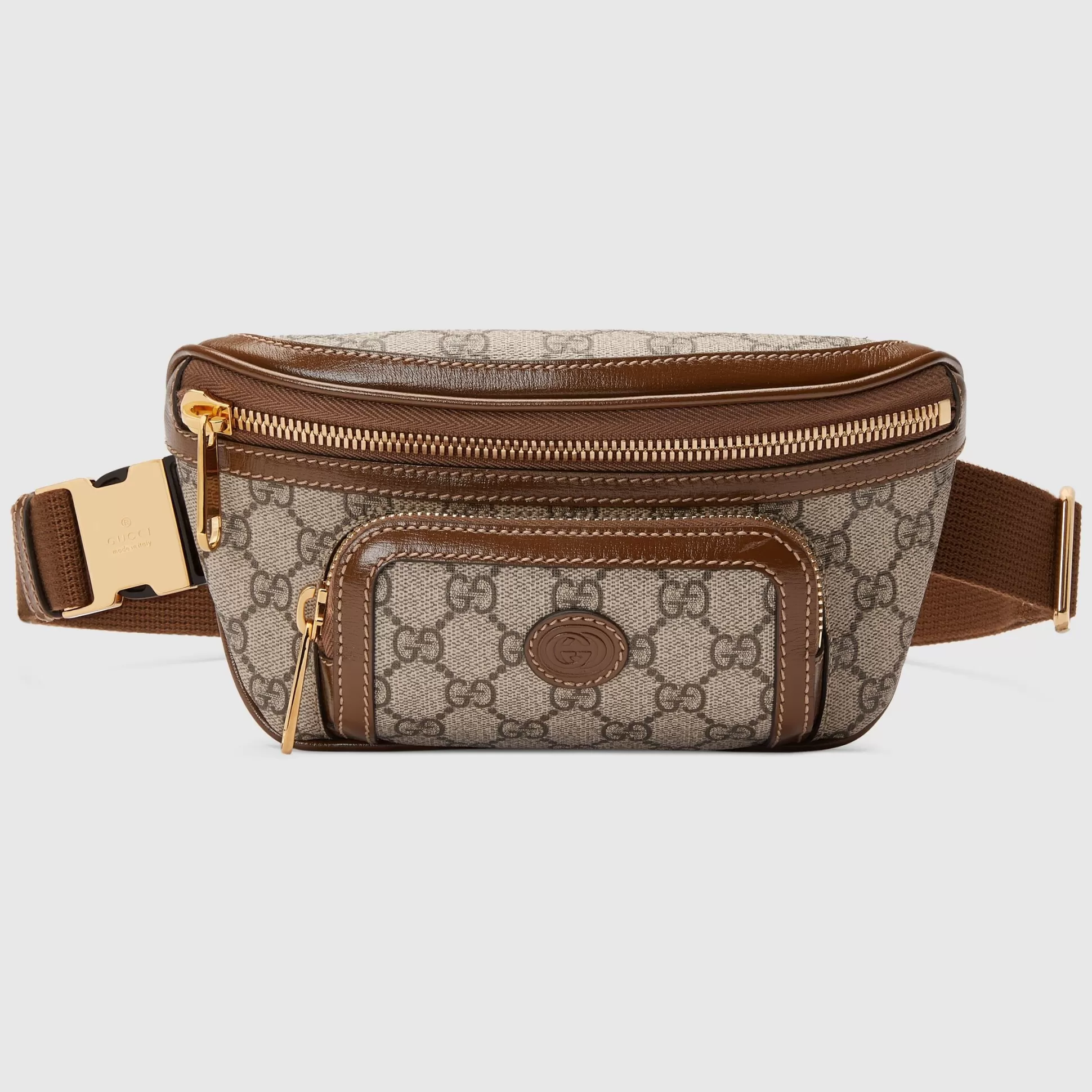 GUCCI Belt Bag With Interlocking G-Men Belt Bags