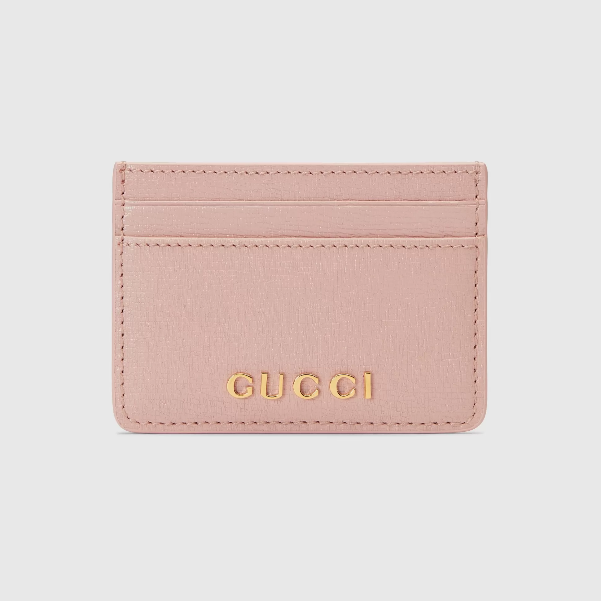 GUCCI Card Case With Script-Women Card Holders & Small Accessories