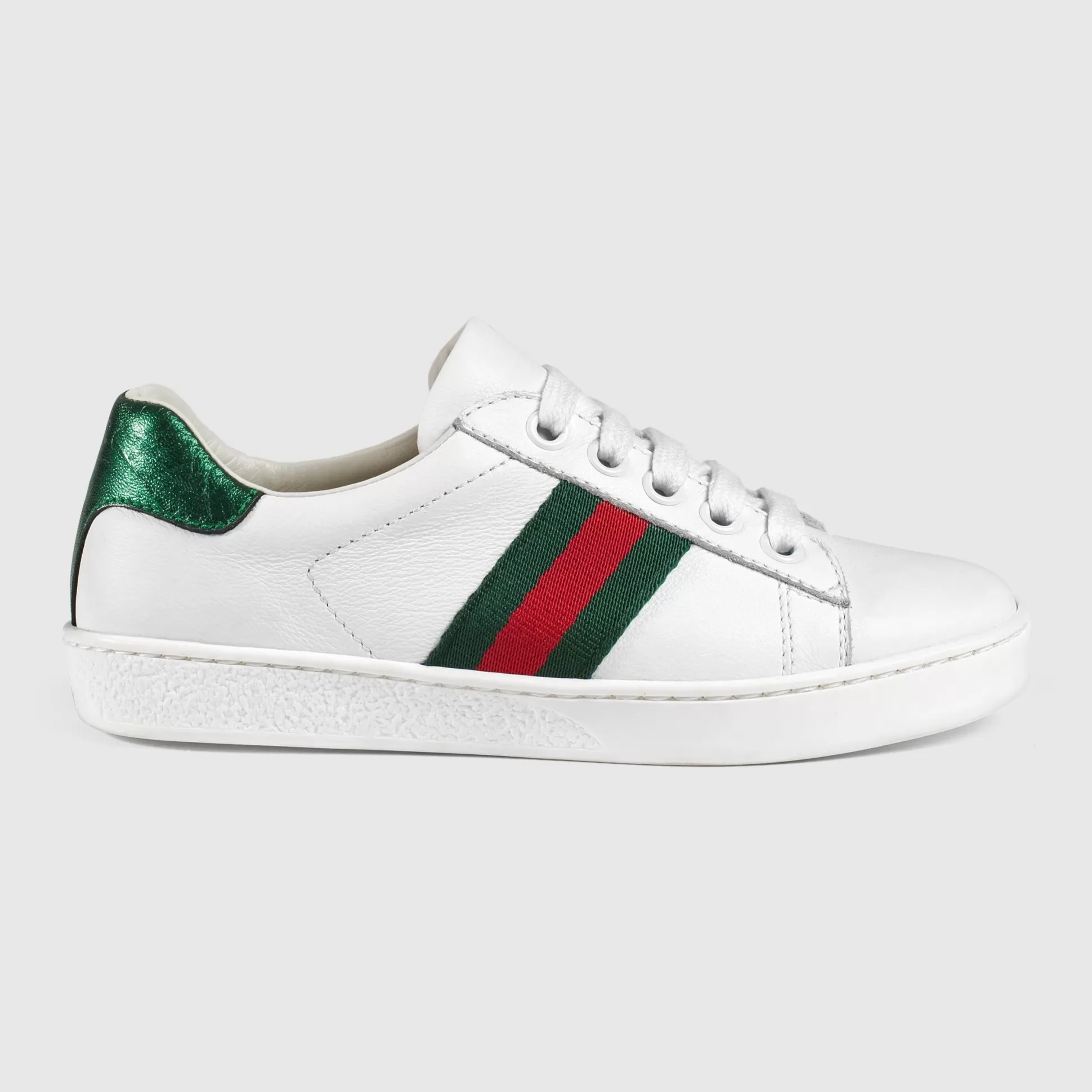 GUCCI Children'S Ace Leather Sneaker-Children Shoes