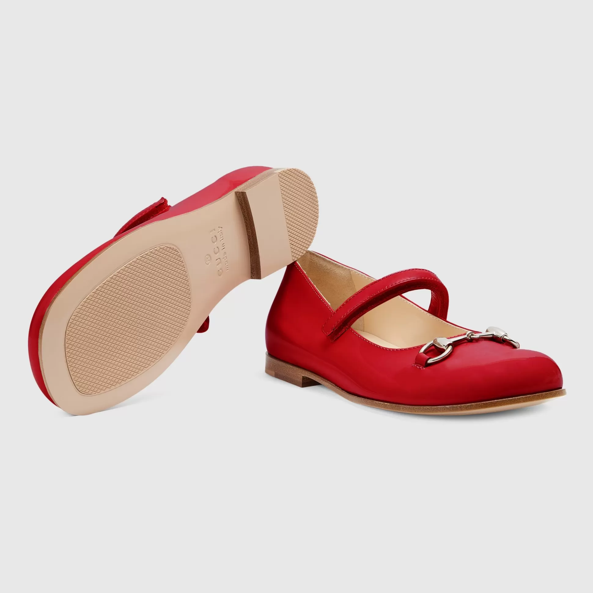 GUCCI Children'S Ballet Flat With Horsebit-Children Shoes