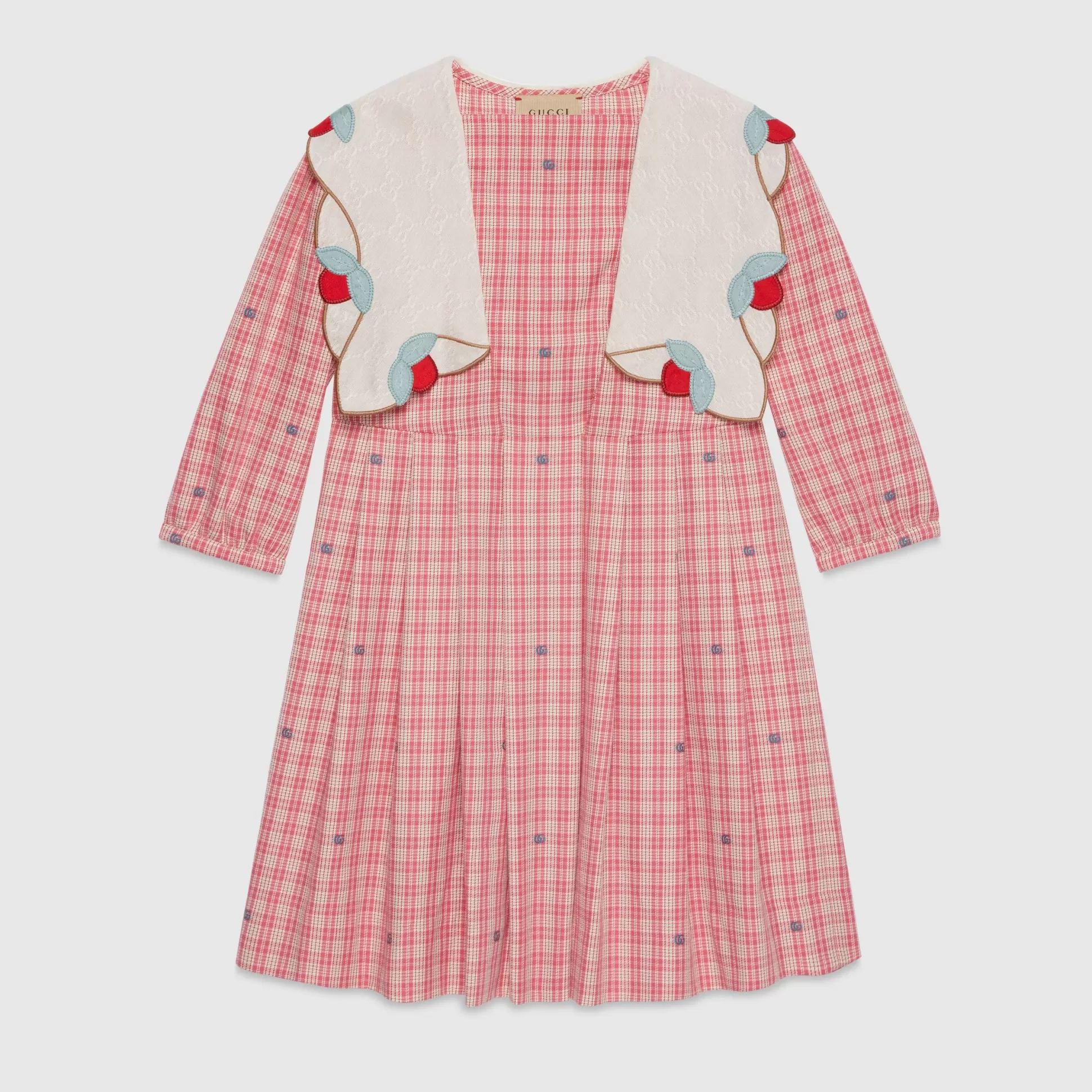 GUCCI Children'S Check Cotton Twill Dress-Children Clothing (4-12 Years)