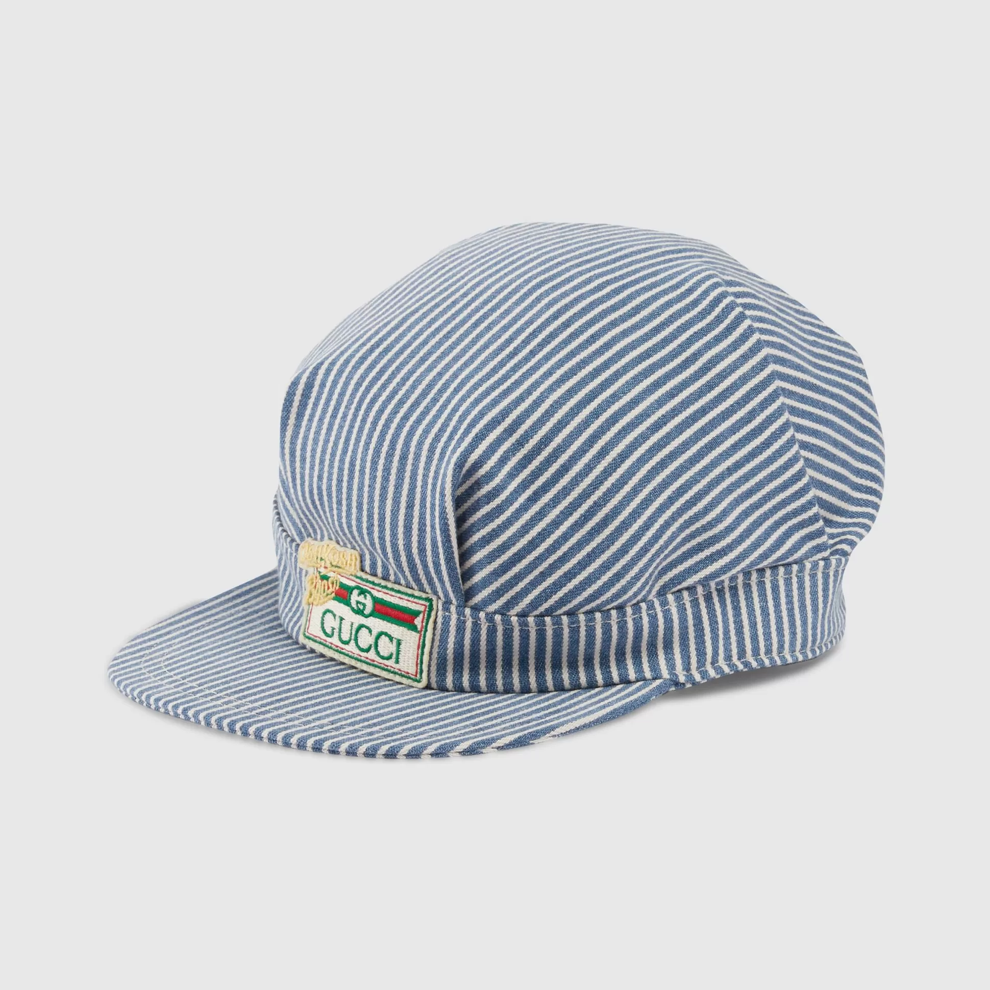 GUCCI Children'S Cotton Canvas Baseball Hat-Children Soft Accessories