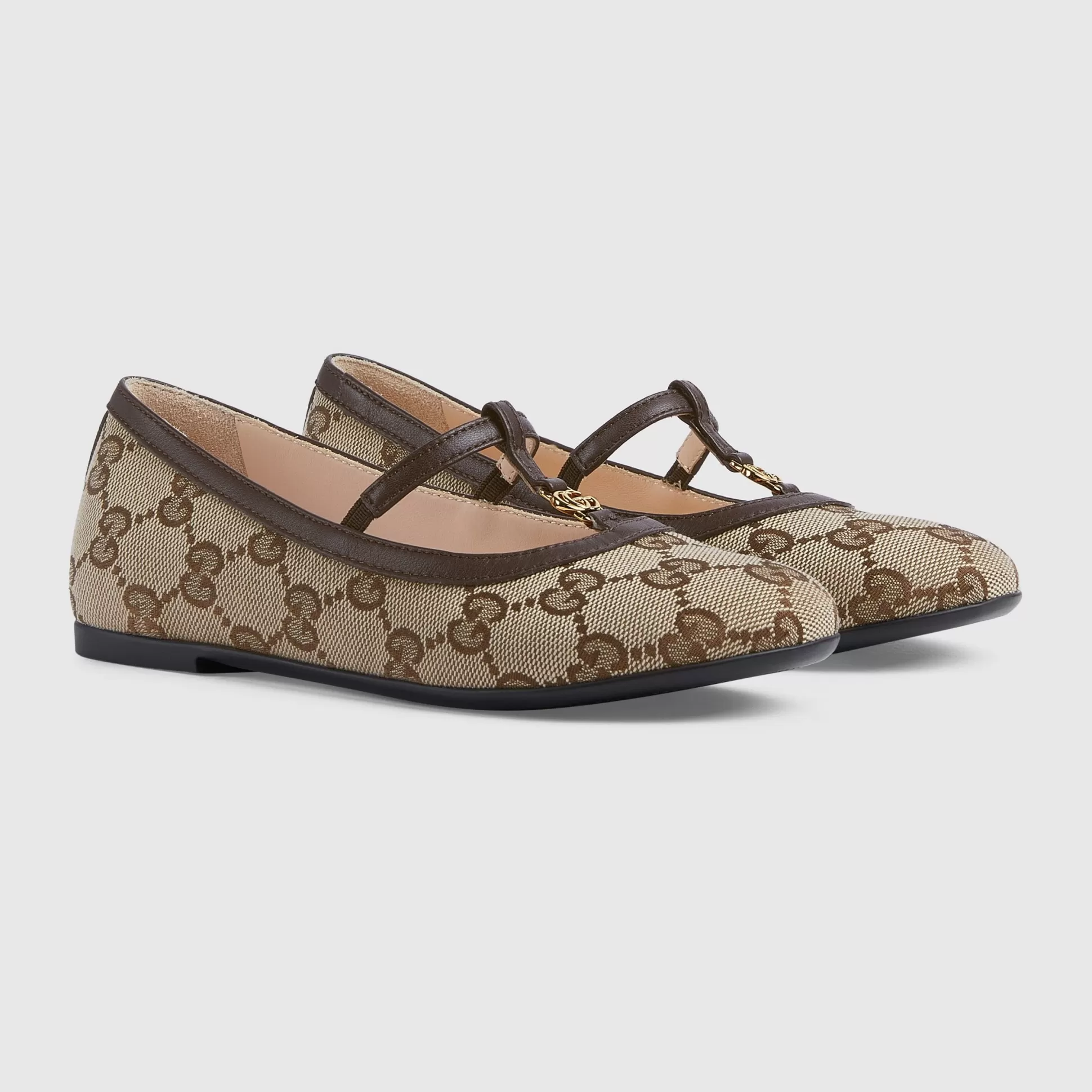 GUCCI Children'S Double G Ballet Flat-Children Shoes