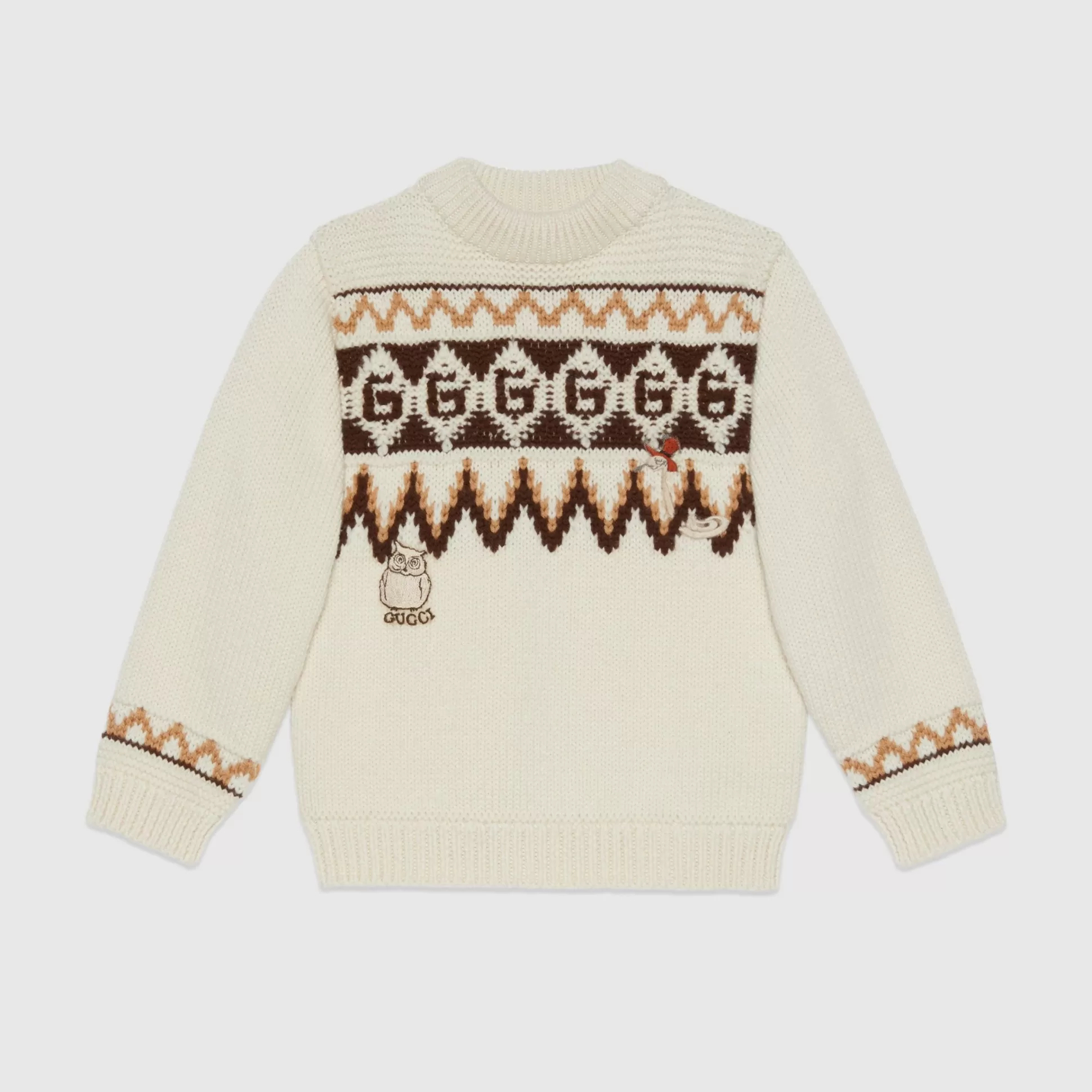 GUCCI Children'S G Fair Isle Wool Sweater-Children Clothing (4-12 Years)