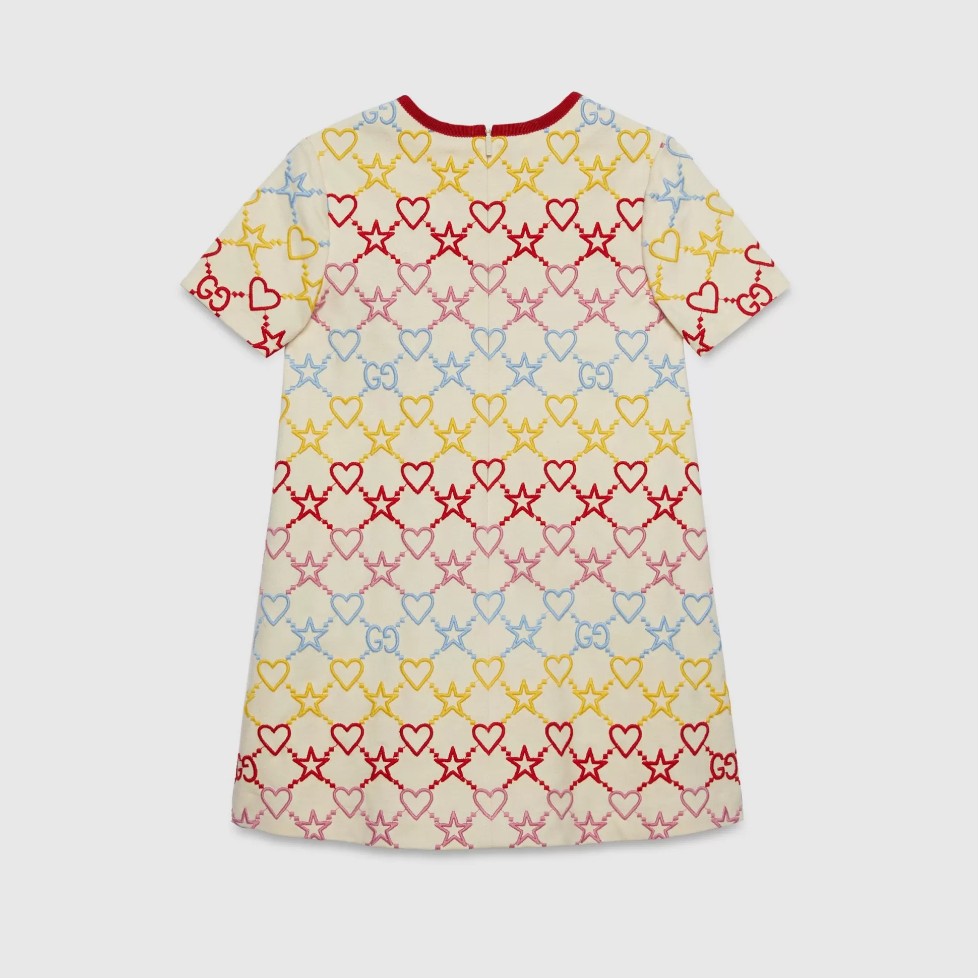 GUCCI Children'S Gg Hearts Viscose Dress-Children Clothing (4-12 Years)