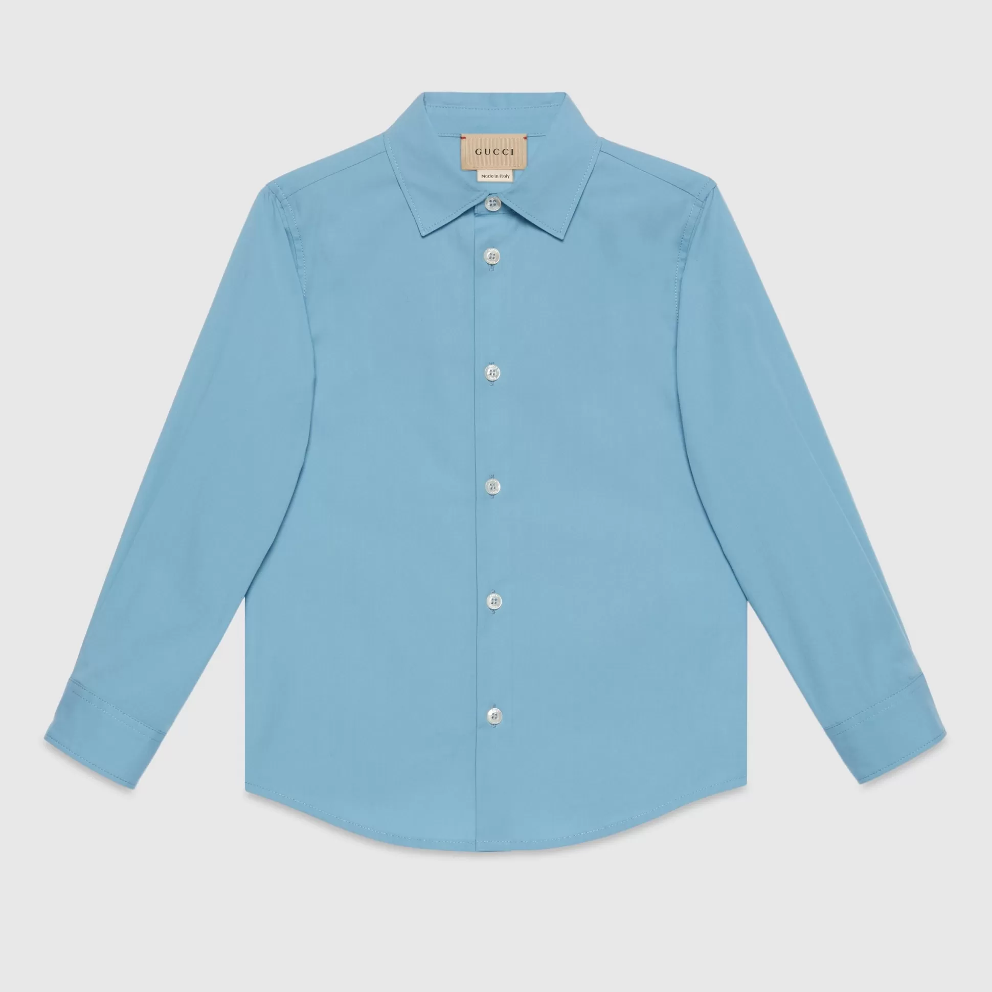 GUCCI Children'S Interlocking G Web Shirt-Children Clothing (4-12 Years)