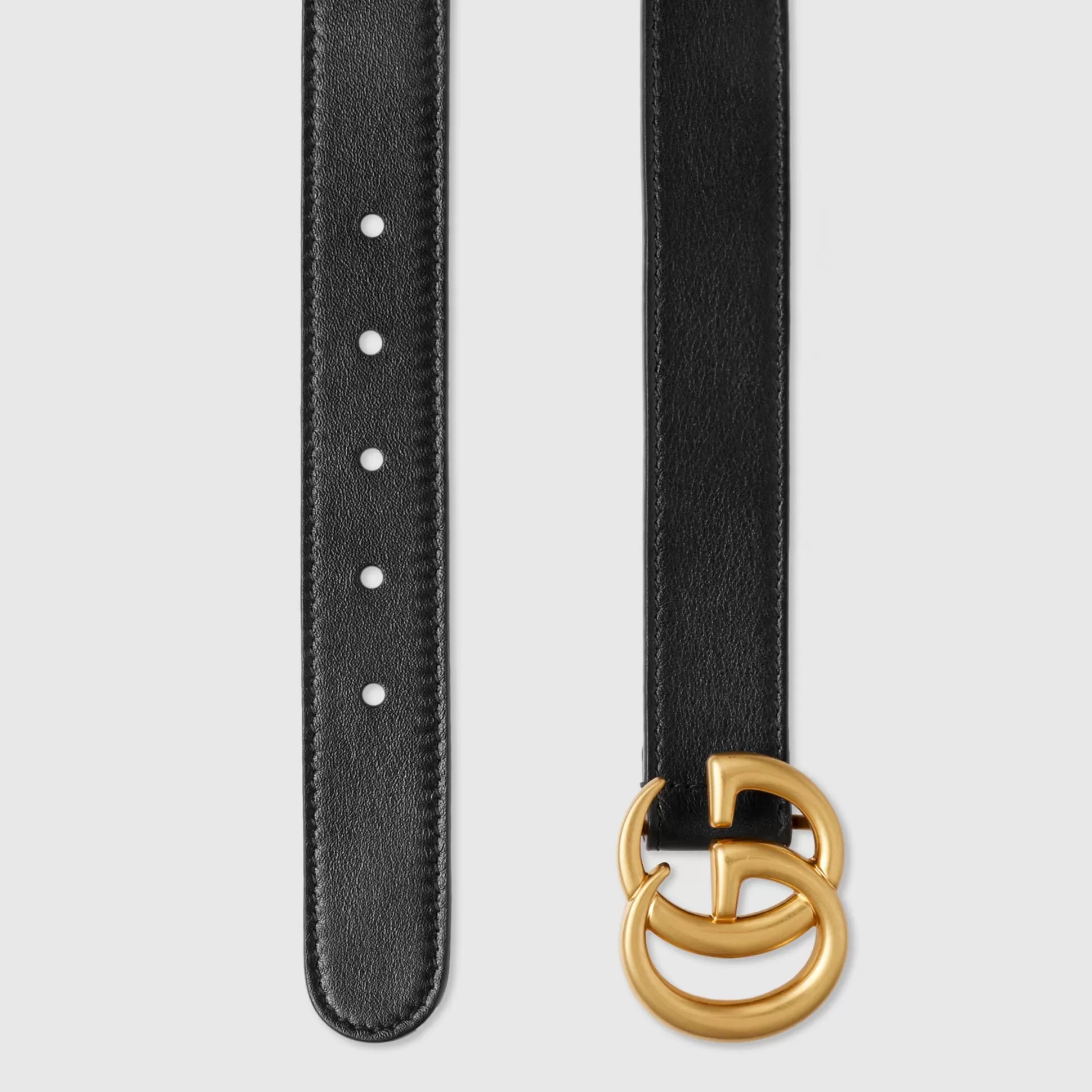 GUCCI Children'S Leather Double G Belt-Children Belts