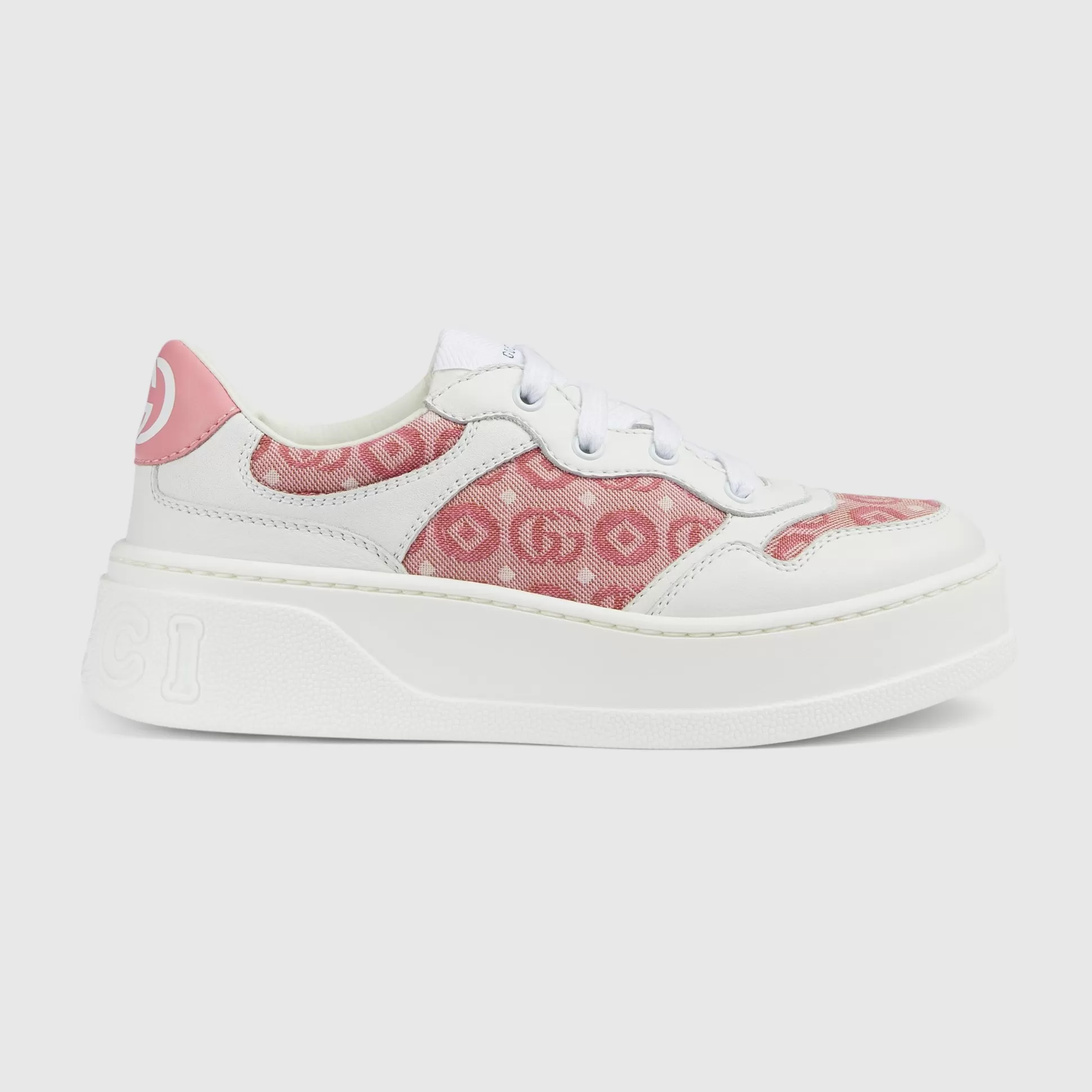 GUCCI Children'S Leather Platform Sneaker-Children Shoes