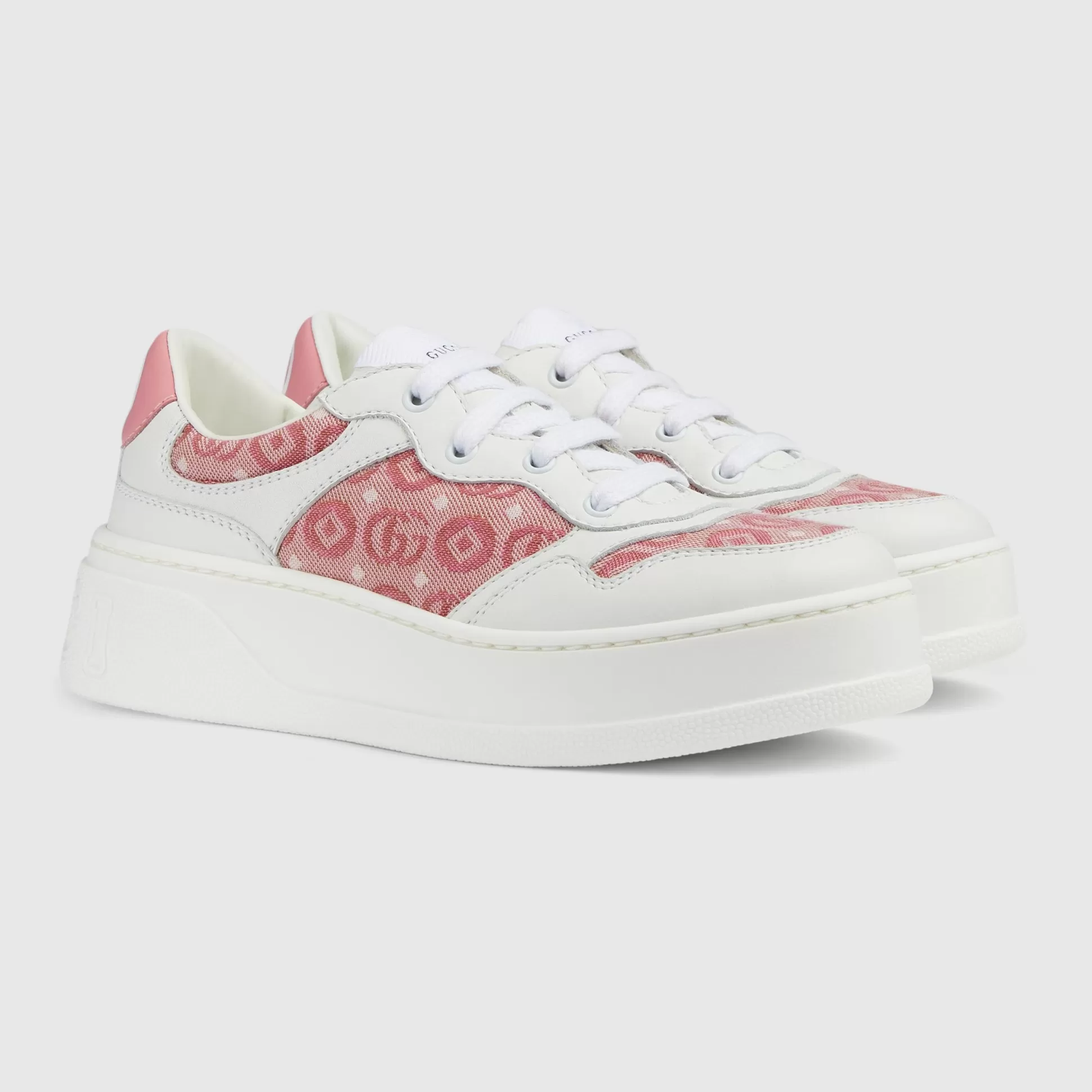 GUCCI Children'S Leather Platform Sneaker-Children Shoes