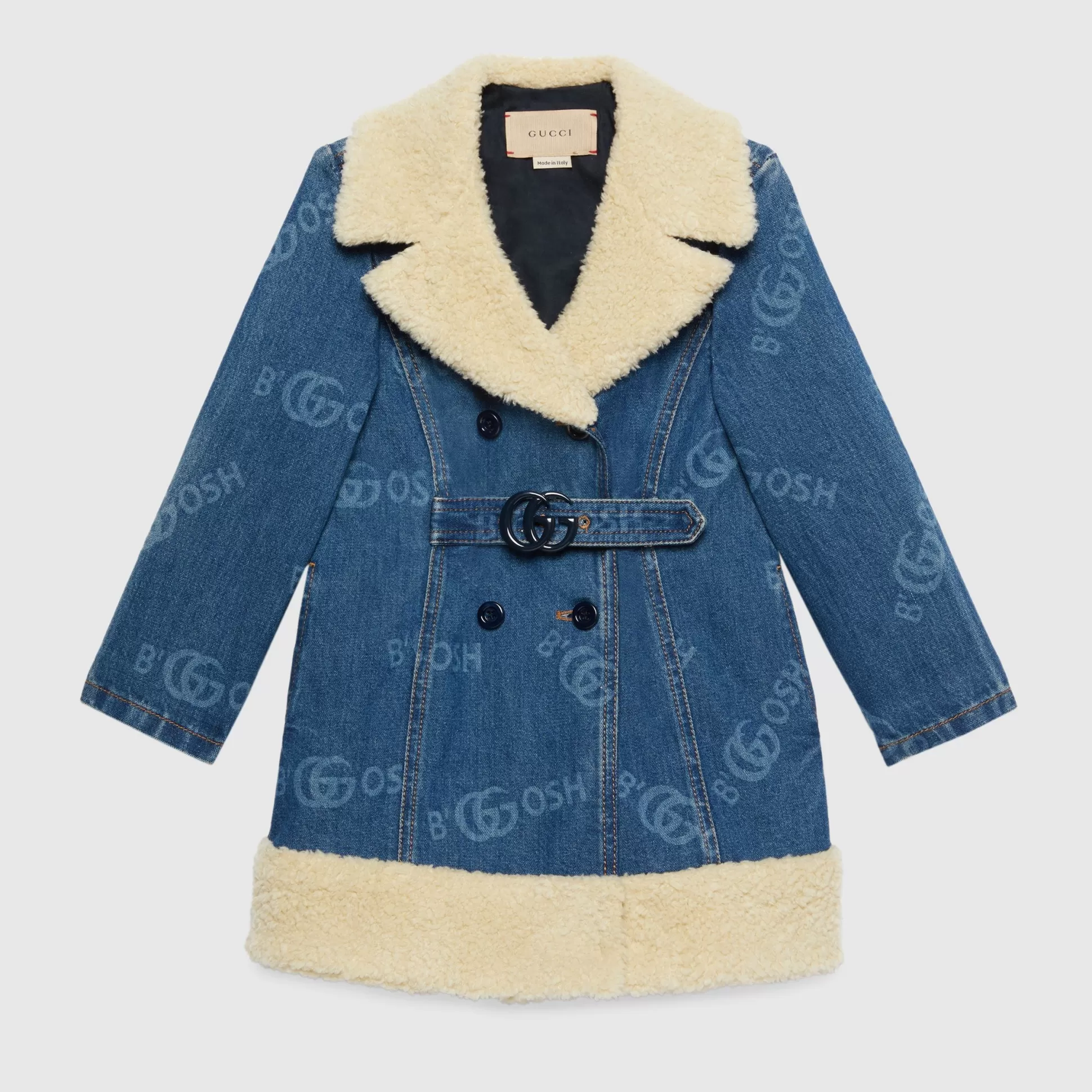 GUCCI Children'S Printed Denim Coat-Children Clothing (4-12 Years)