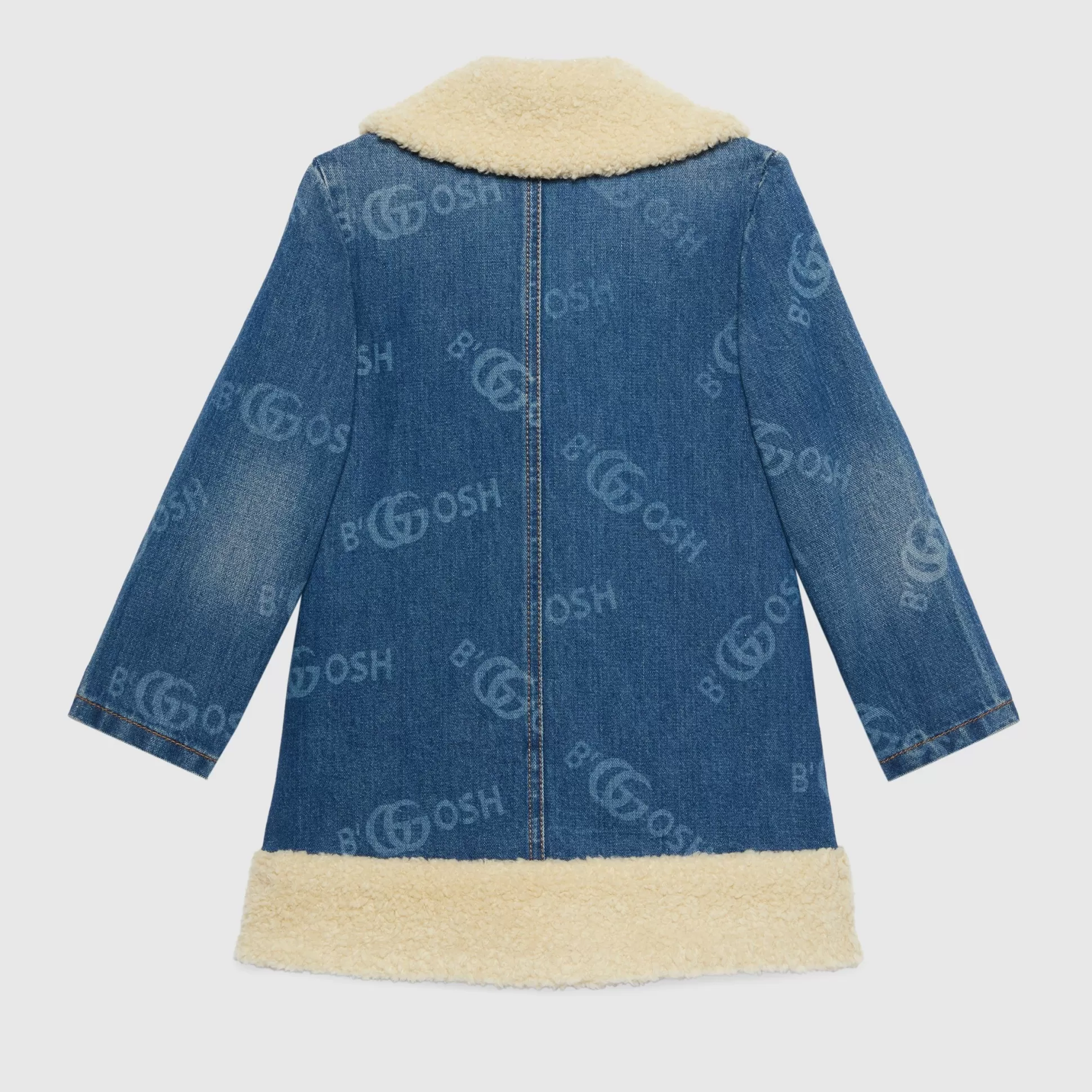 GUCCI Children'S Printed Denim Coat-Children Clothing (4-12 Years)