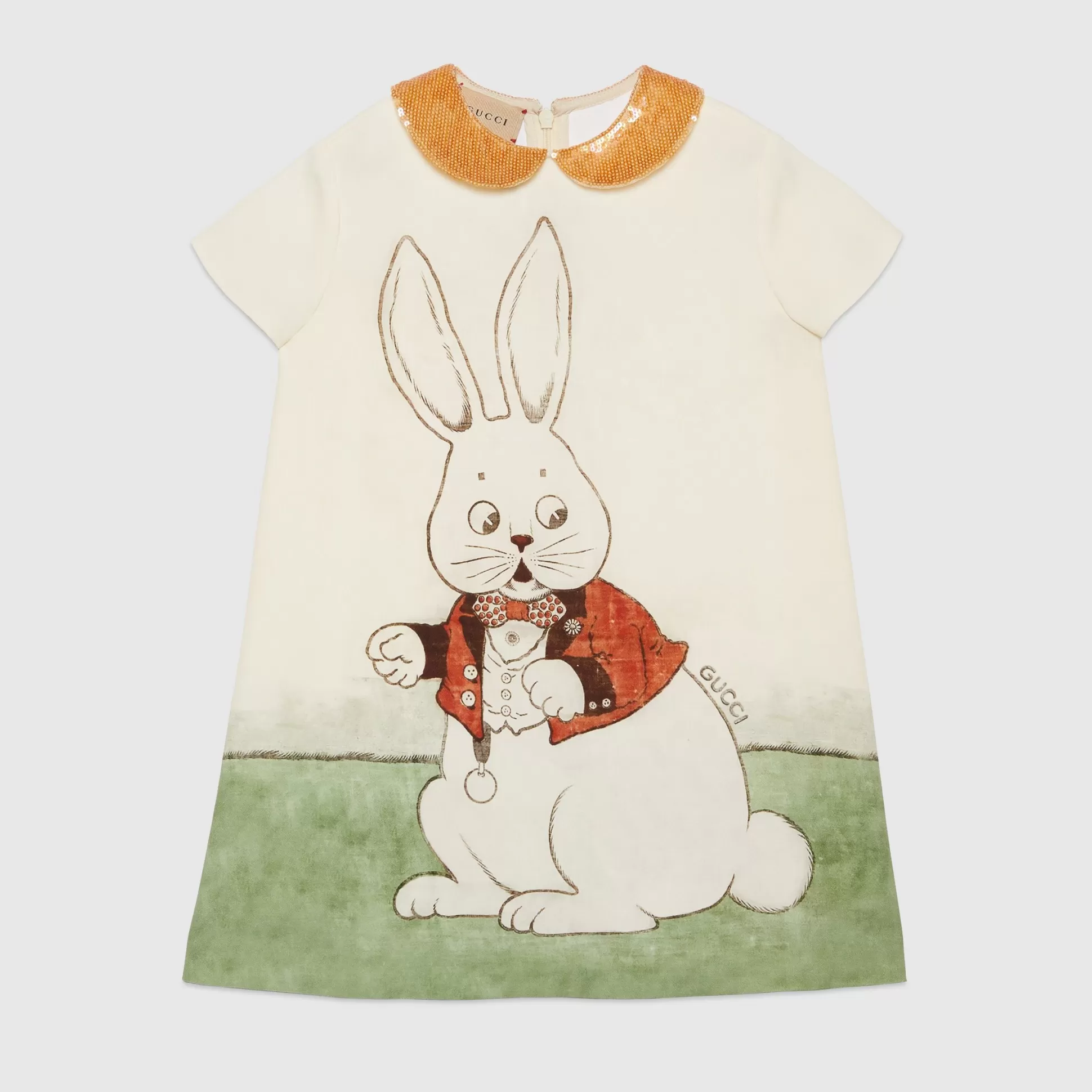 GUCCI Children'S Rabbit Print Cady Dress-Children Clothing (4-12 Years)