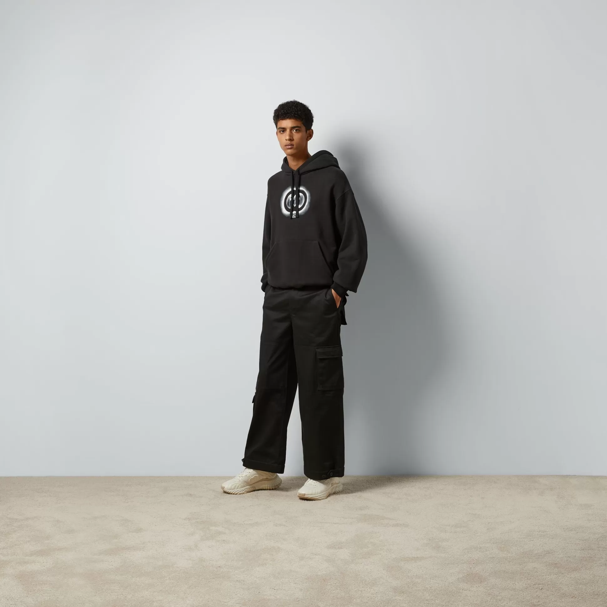 GUCCI Cotton Jersey Hooded Sweatshirt-Men Tracksuits & Sweatshirts