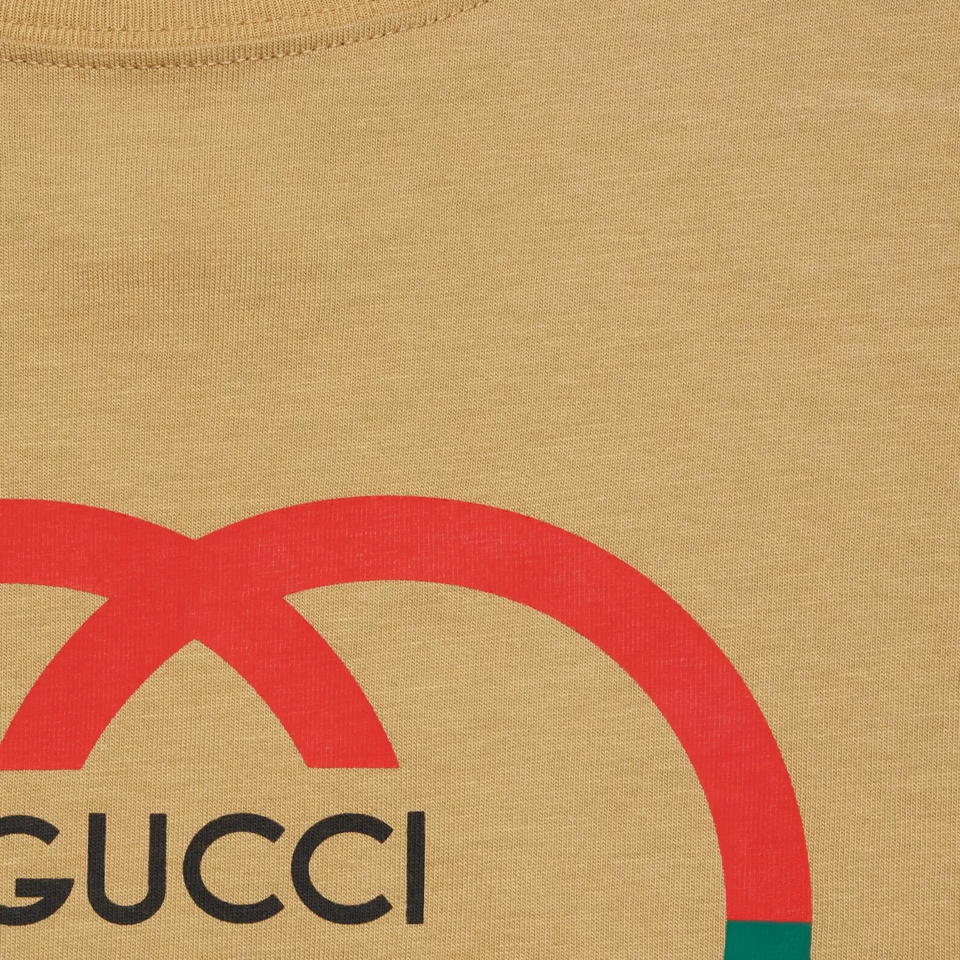 GUCCI Cotton Jersey Printed T-Shirt-Men T-Shirts & Polos