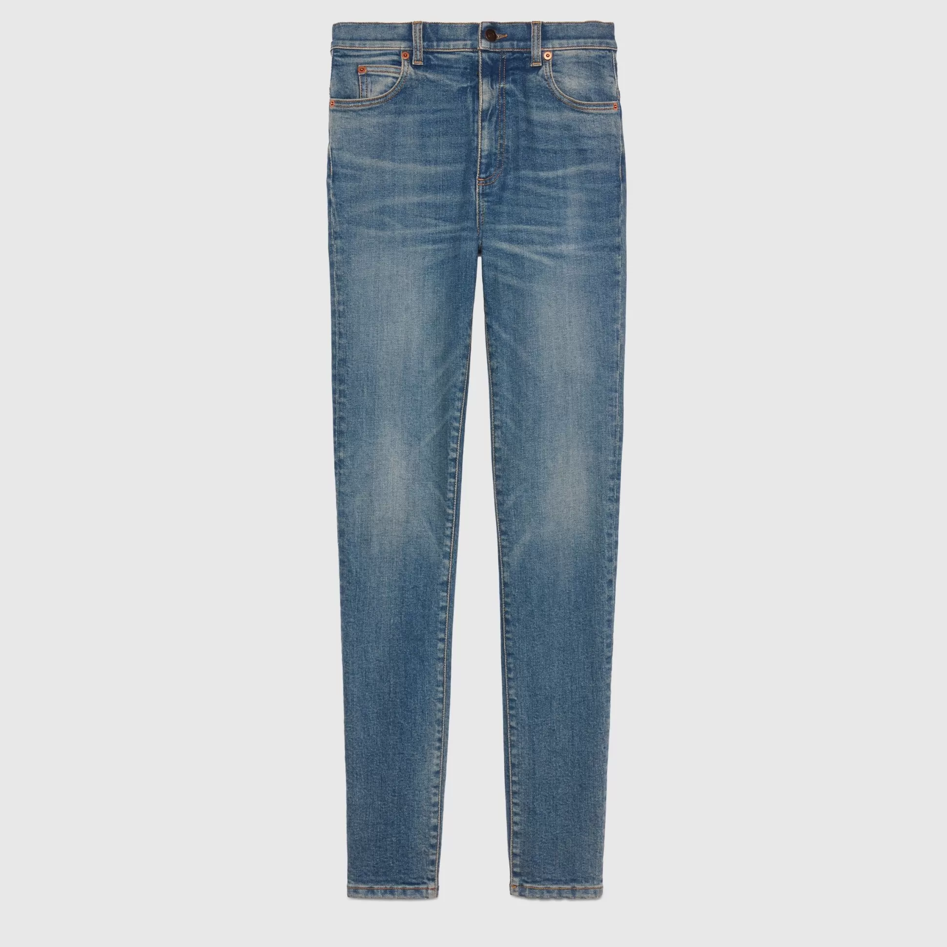 GUCCI Denim Pant With Horsebit-Women Denim