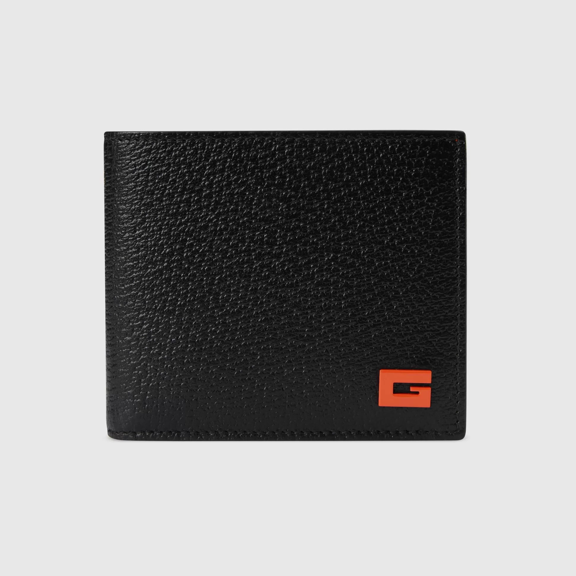 GUCCI Folding Wallet With G Detail-Men Bi-Fold Wallets