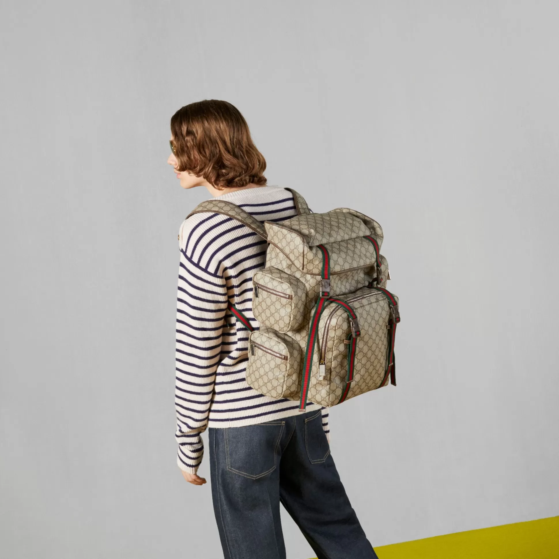 GUCCI Gg Backpack-Men Backpacks