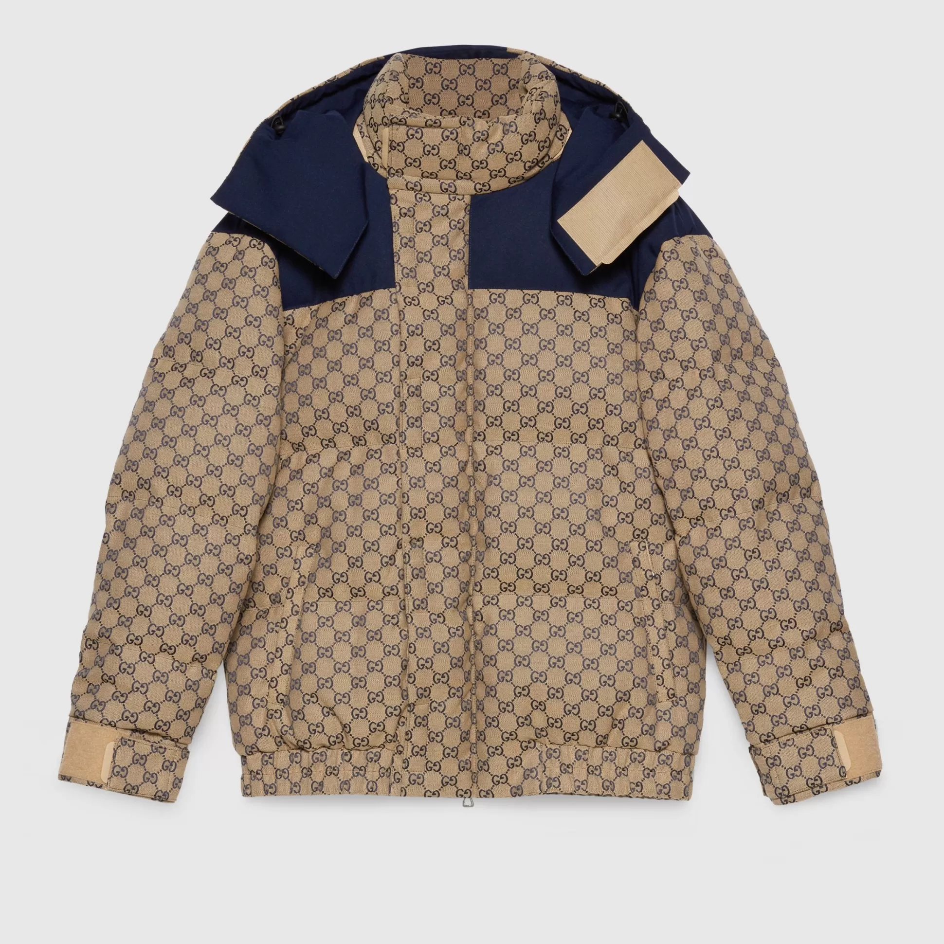 GUCCI Gg Canvas Goose Down Jacket-Men Outerwear