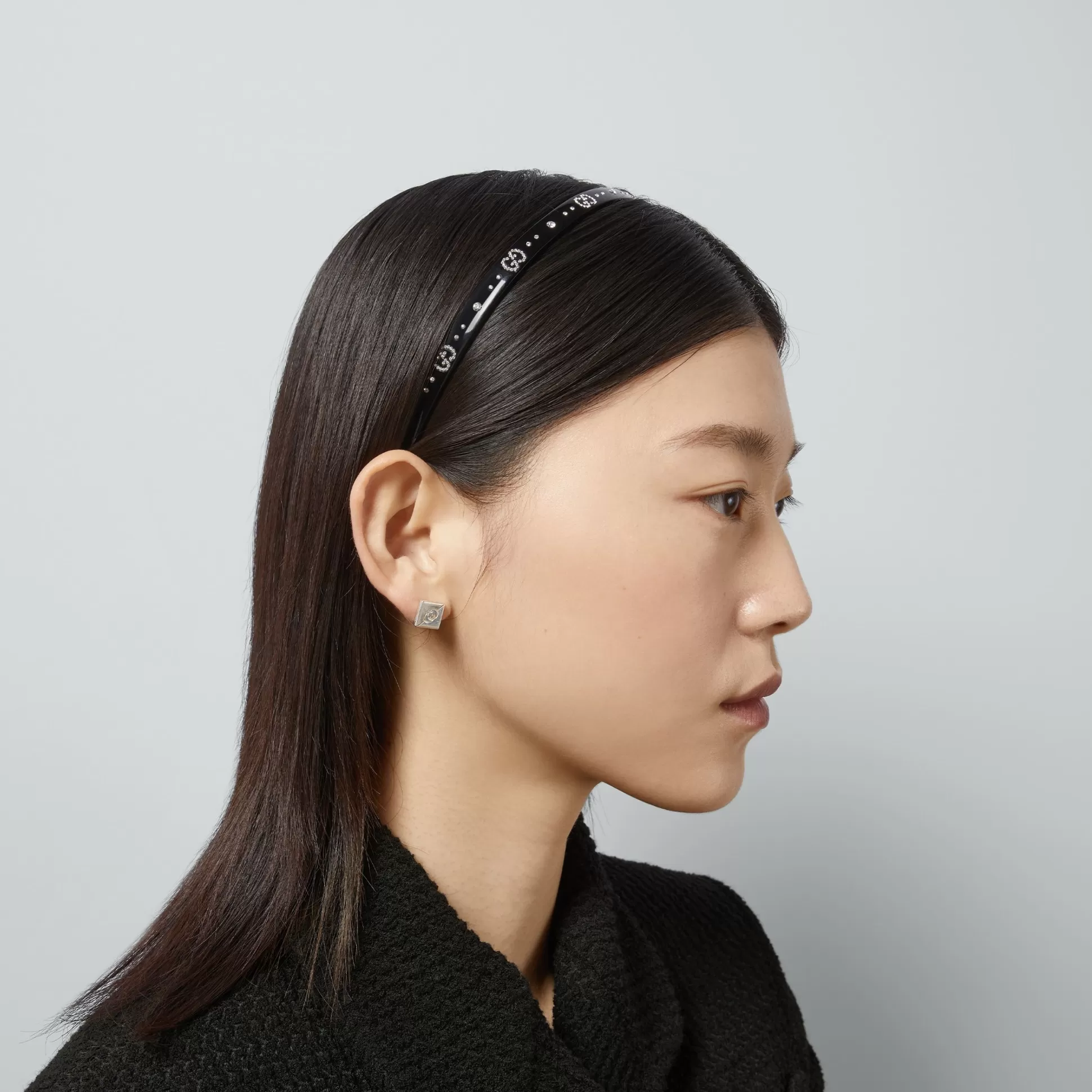 GUCCI Gg Crystals Hairband- Hair Accessories