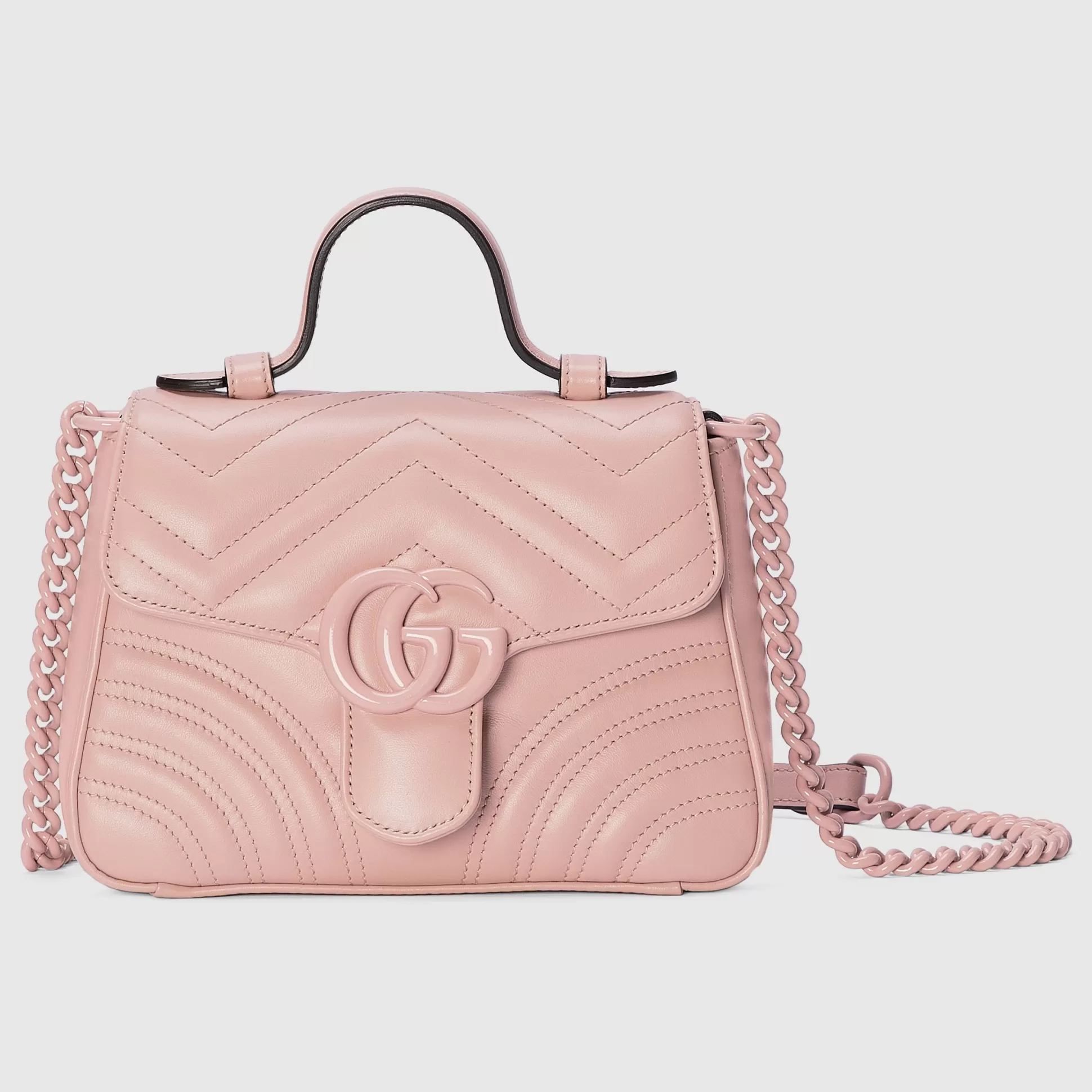 GUCCI Gg Marmont Mini Top Handle Bag-Women Top Handle Bags