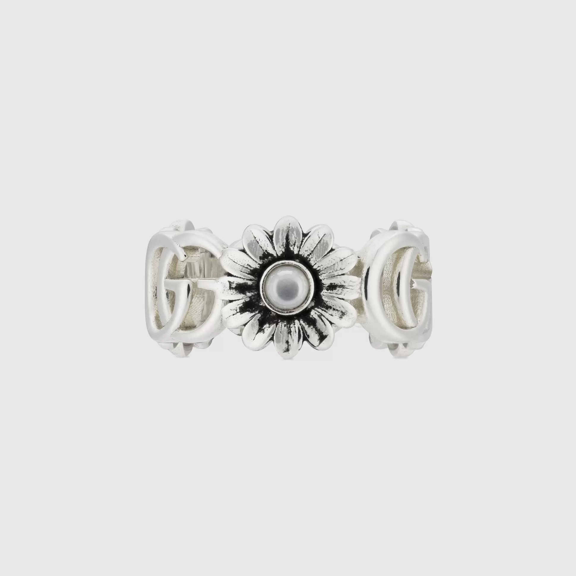 GUCCI Gg Marmont Mother Of Pearl Ring- Rings