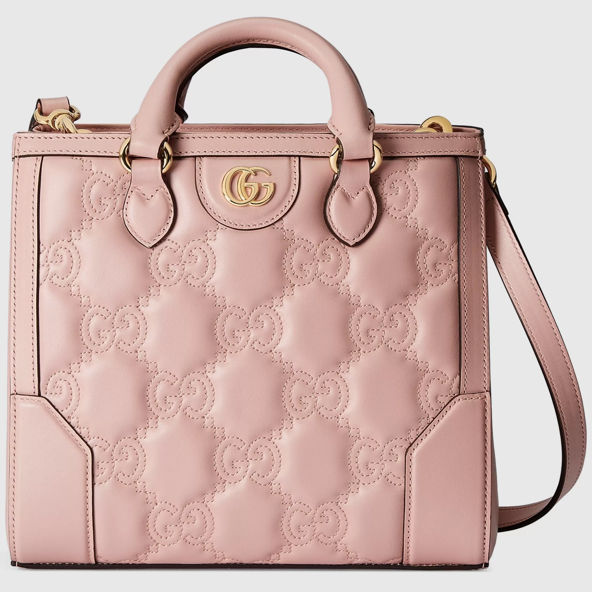 GUCCI Gg Matelasse Mini Top Handle Bag-Women Top Handle Bags