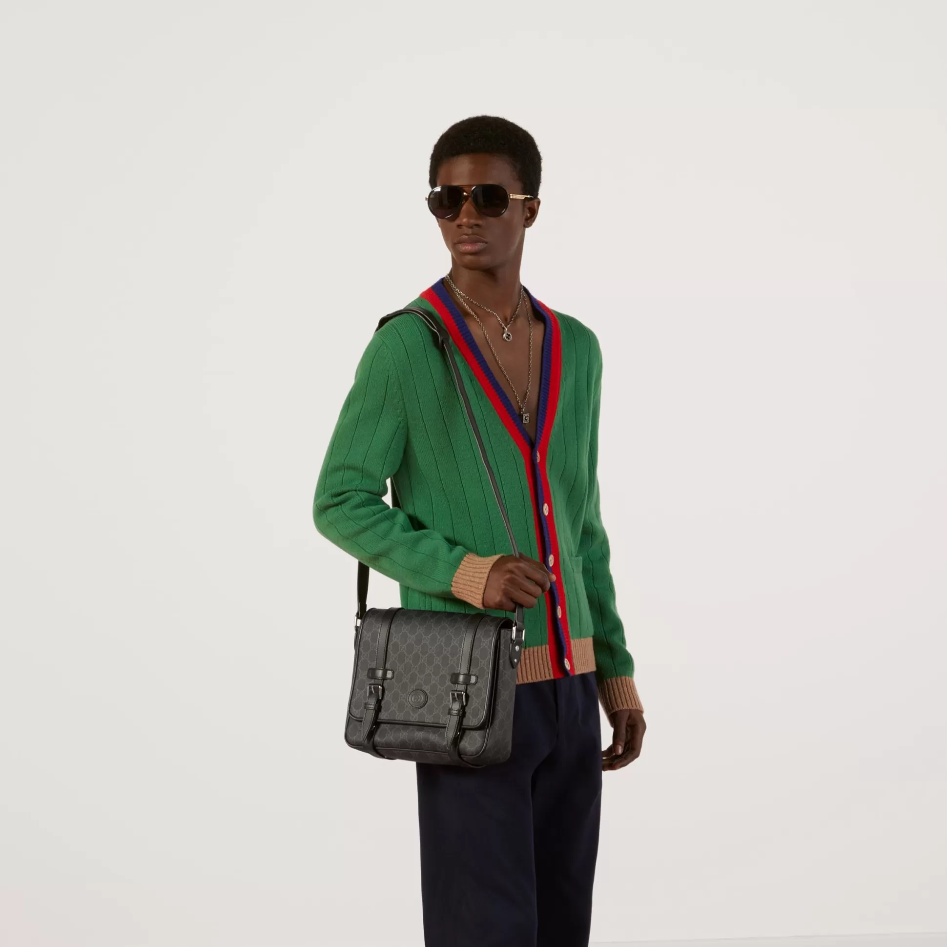 GUCCI Gg Messenger Bag-Men Messenger & Crossbody Bags