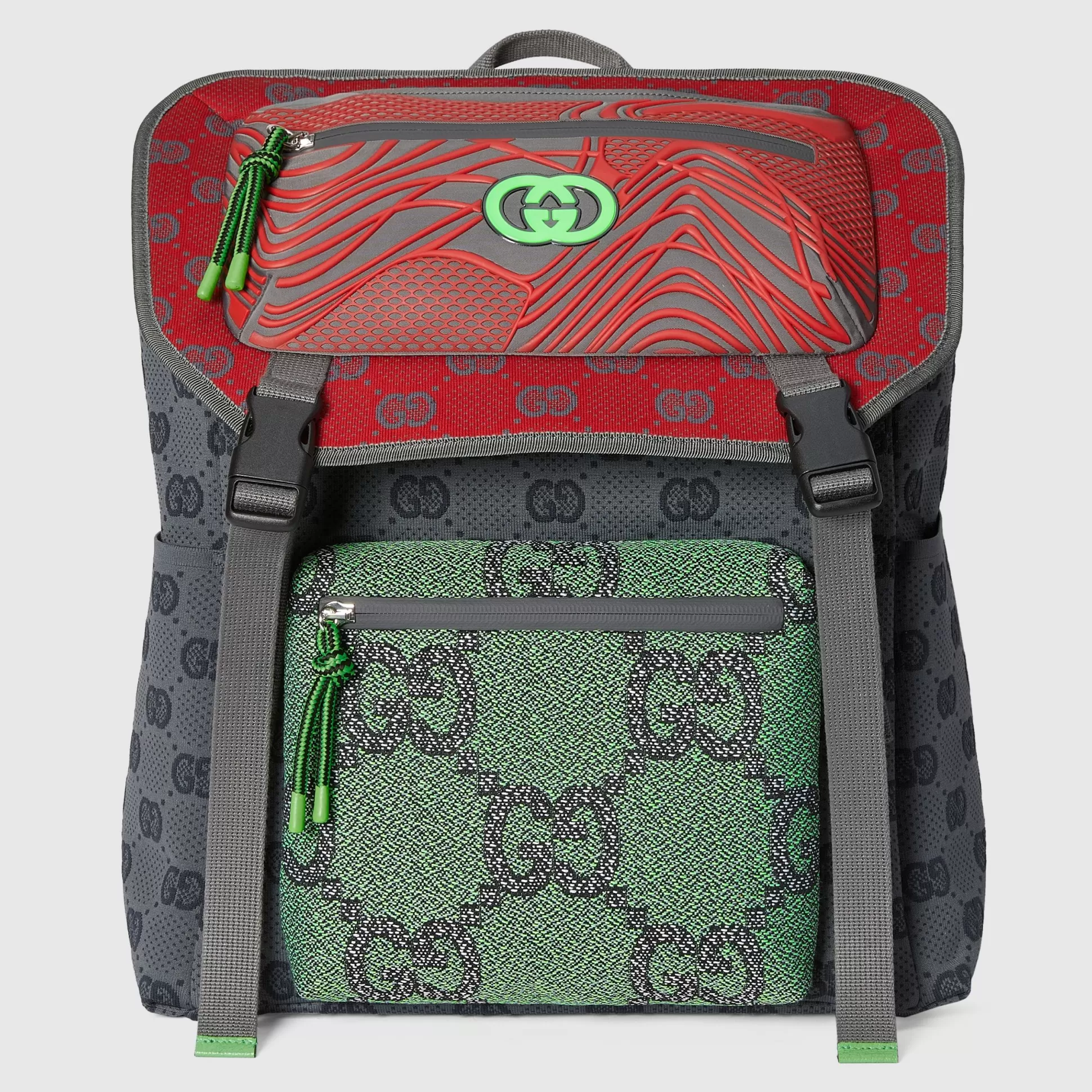 GUCCI Gg Nylon Backpack-Men Backpacks