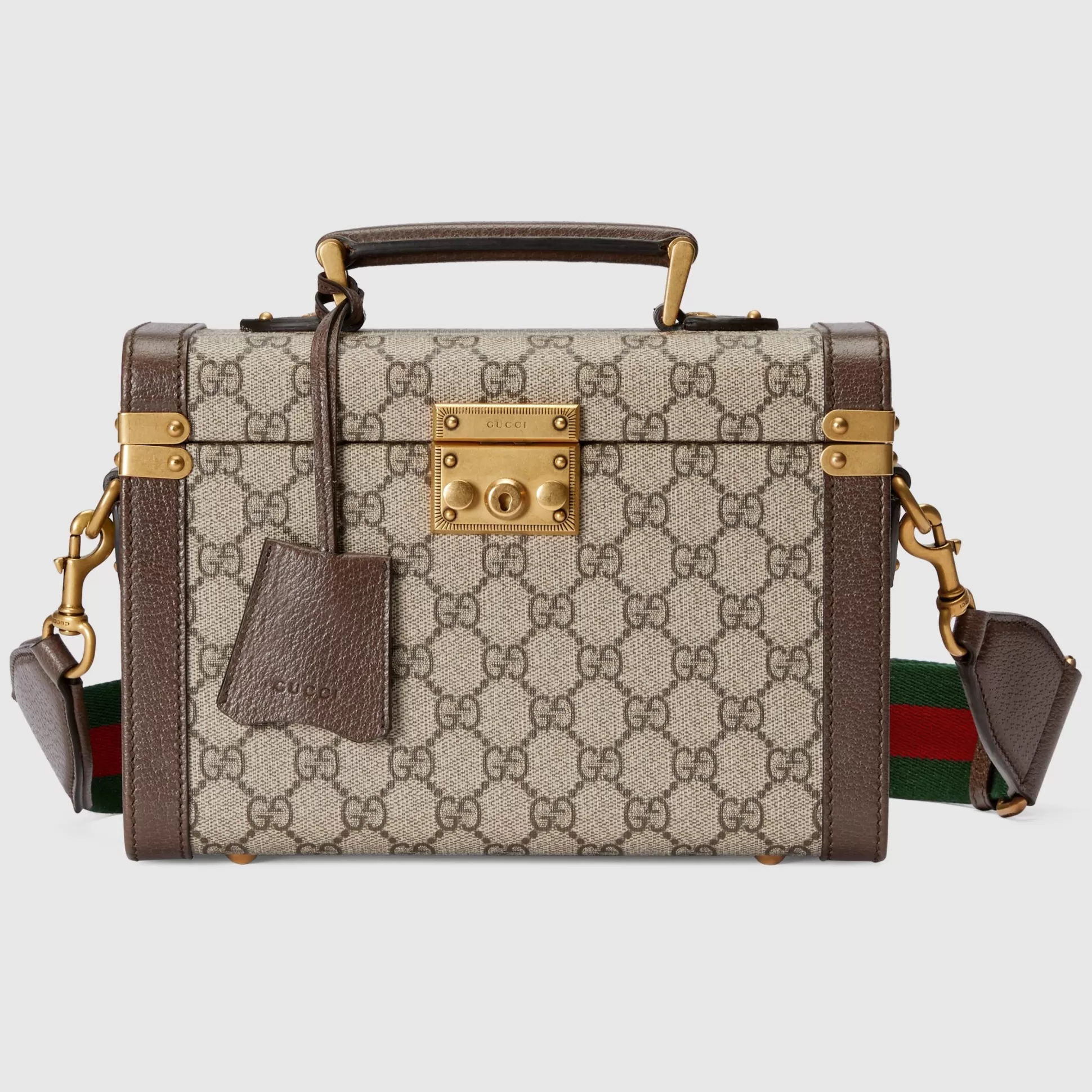 GUCCI Gg Top Handle Beauty Case-Men Hard Sided Luggage