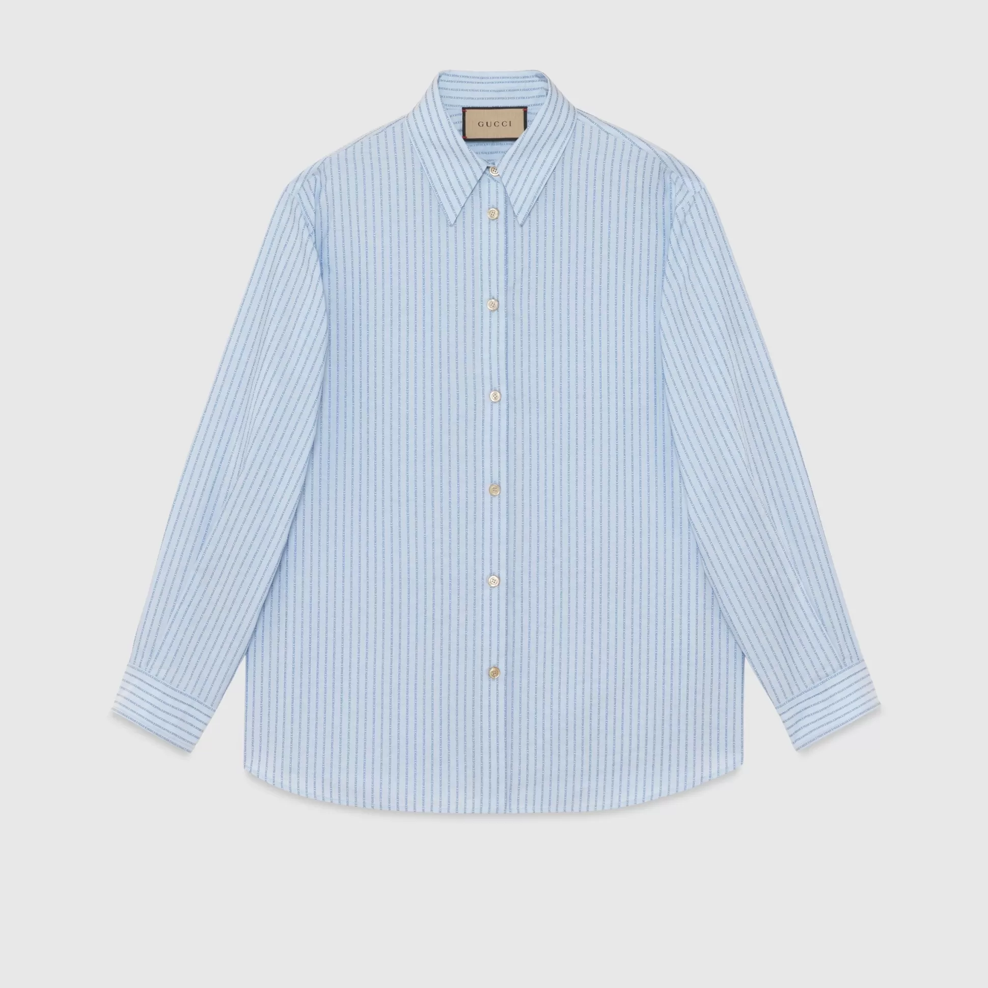 GUCCI Cotton Poplin Shirt-Women Tops & Shirts