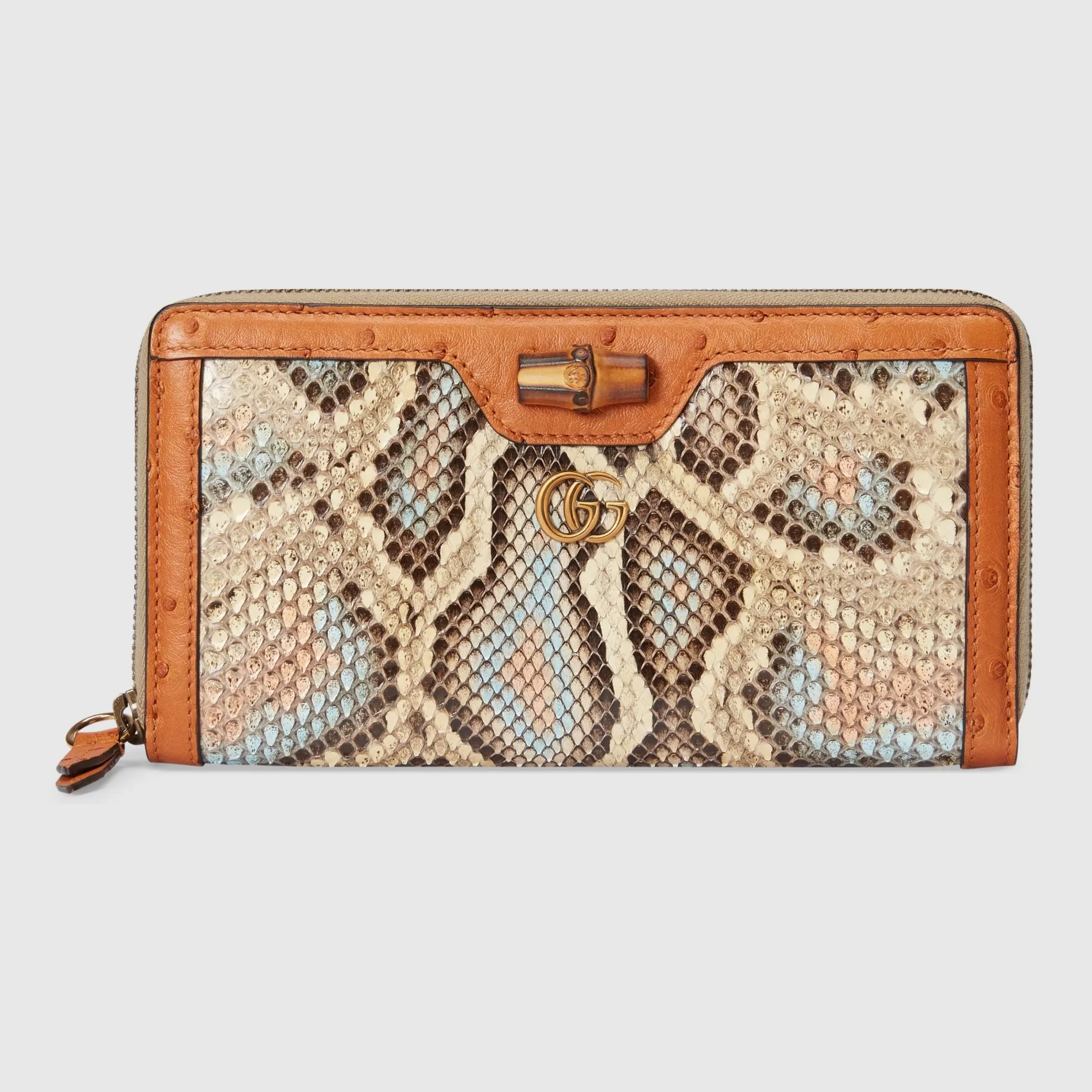 GUCCI Diana Continental Python Wallet-Women Precious Accessories