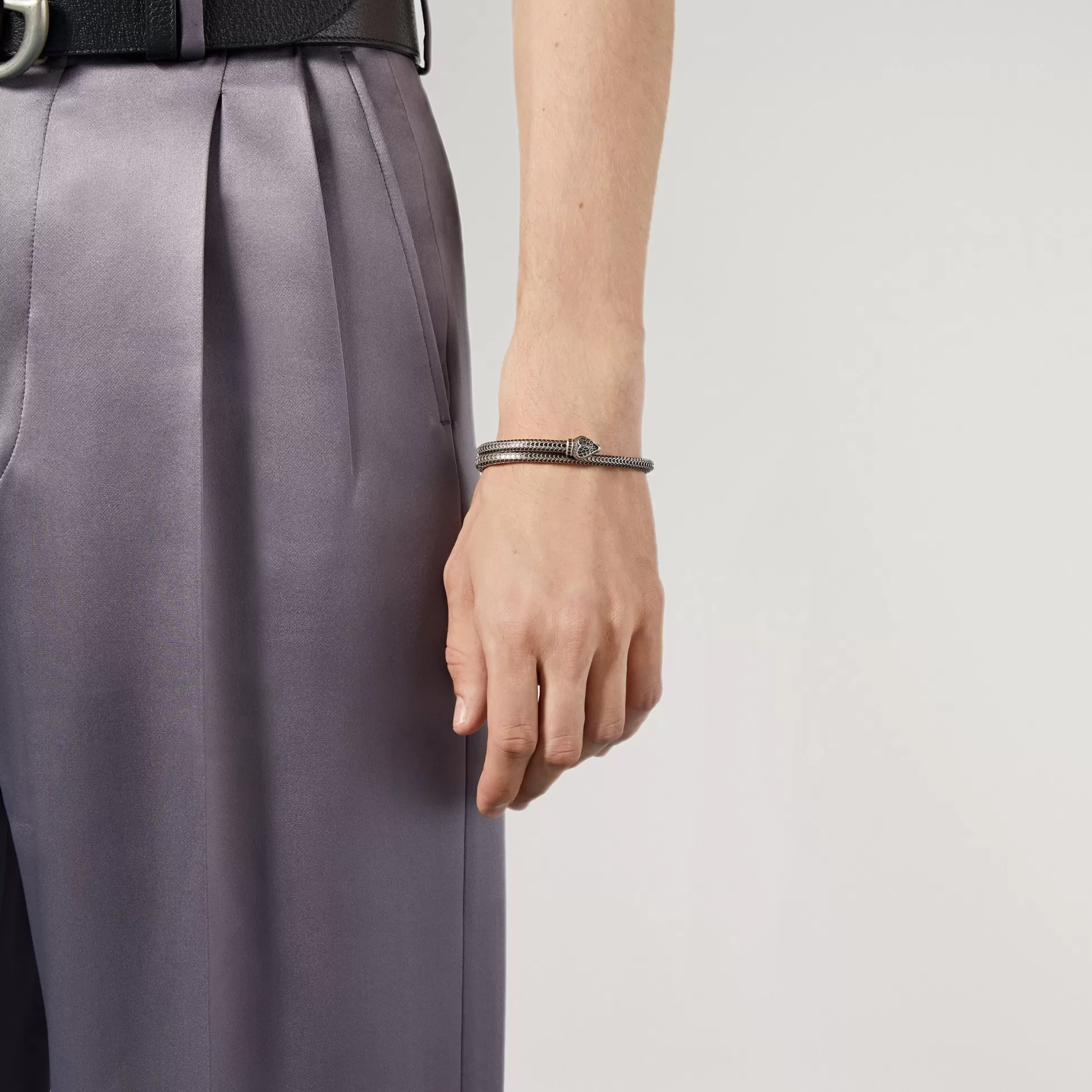 GUCCI Garden Silver Snake Bracelet- Bracelets