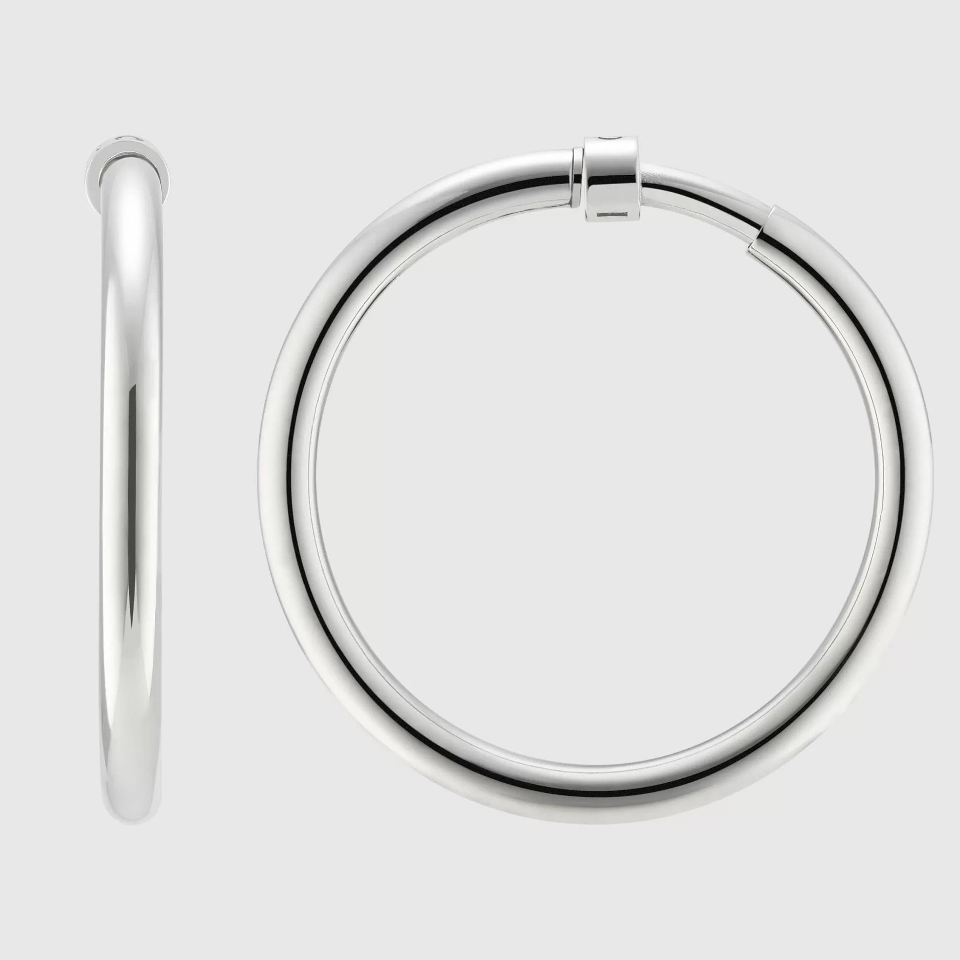 GUCCI Geometric Single Hoop Earring- Earrings