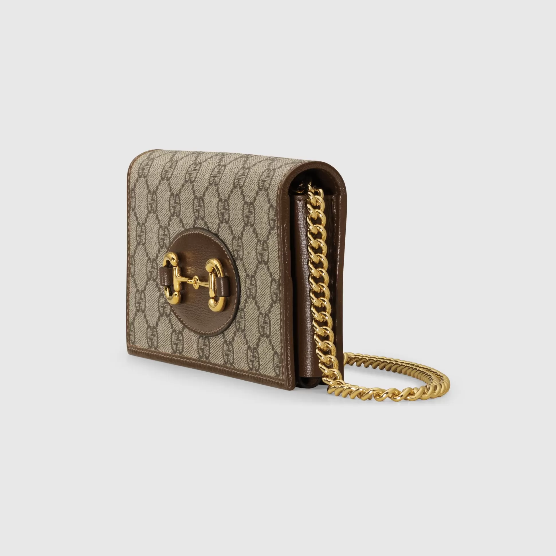 GUCCI Horsebit 1955 Wallet With Chain-Women Chain Wallets