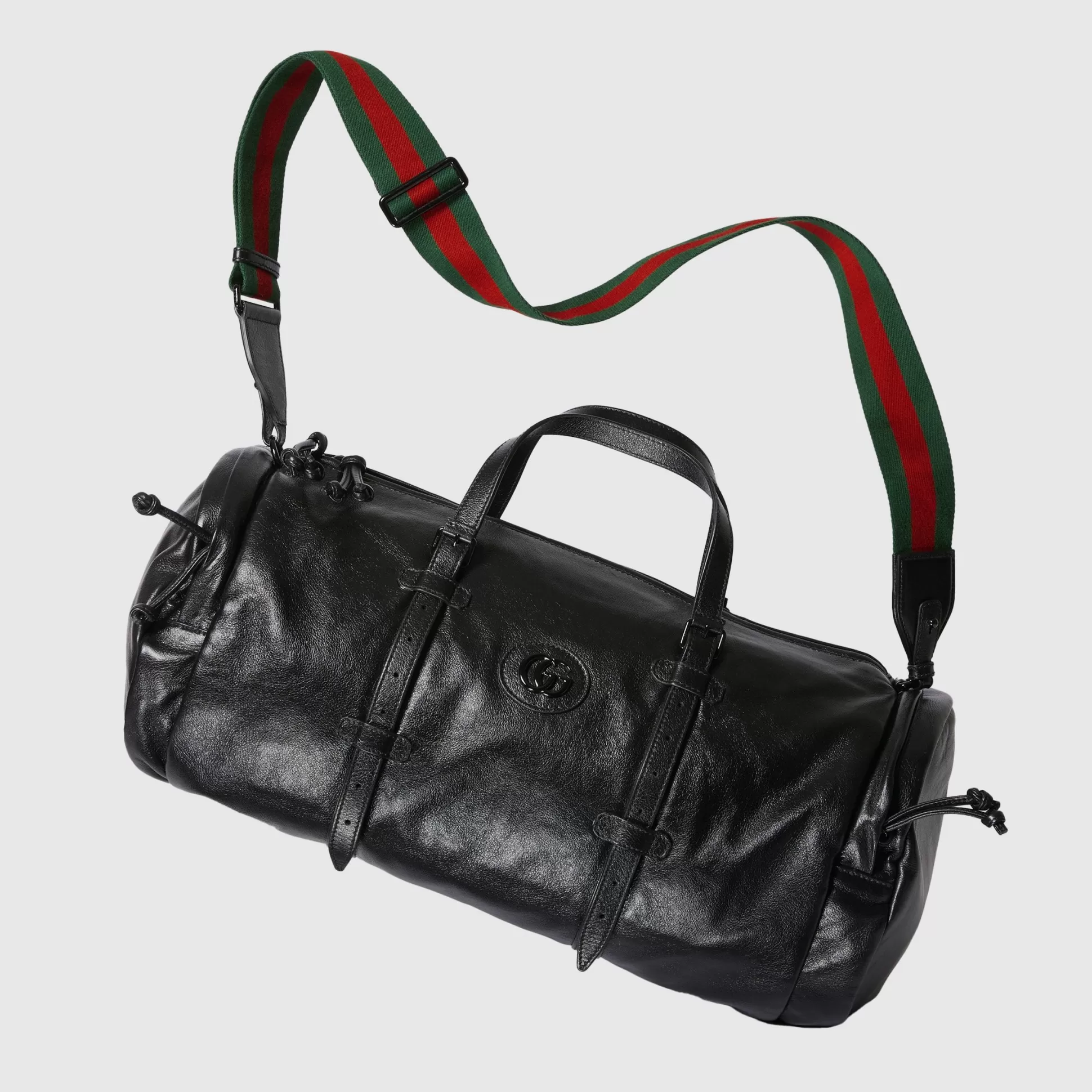 GUCCI Large Duffle Bag With Tonal Double G-Men Weekend & Duffle Bags