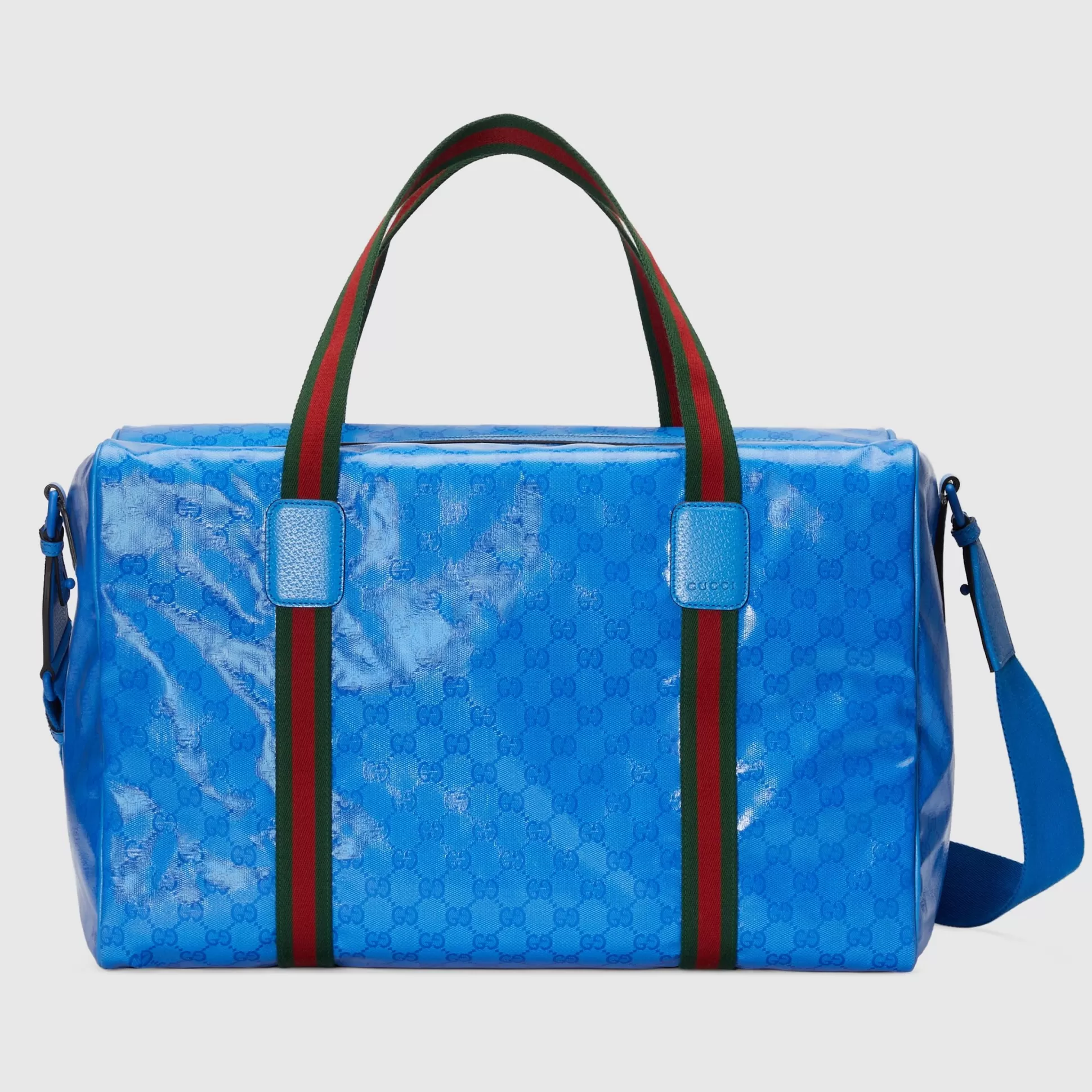 GUCCI Large Duffle Bag With Web-Men Weekend & Duffle Bags