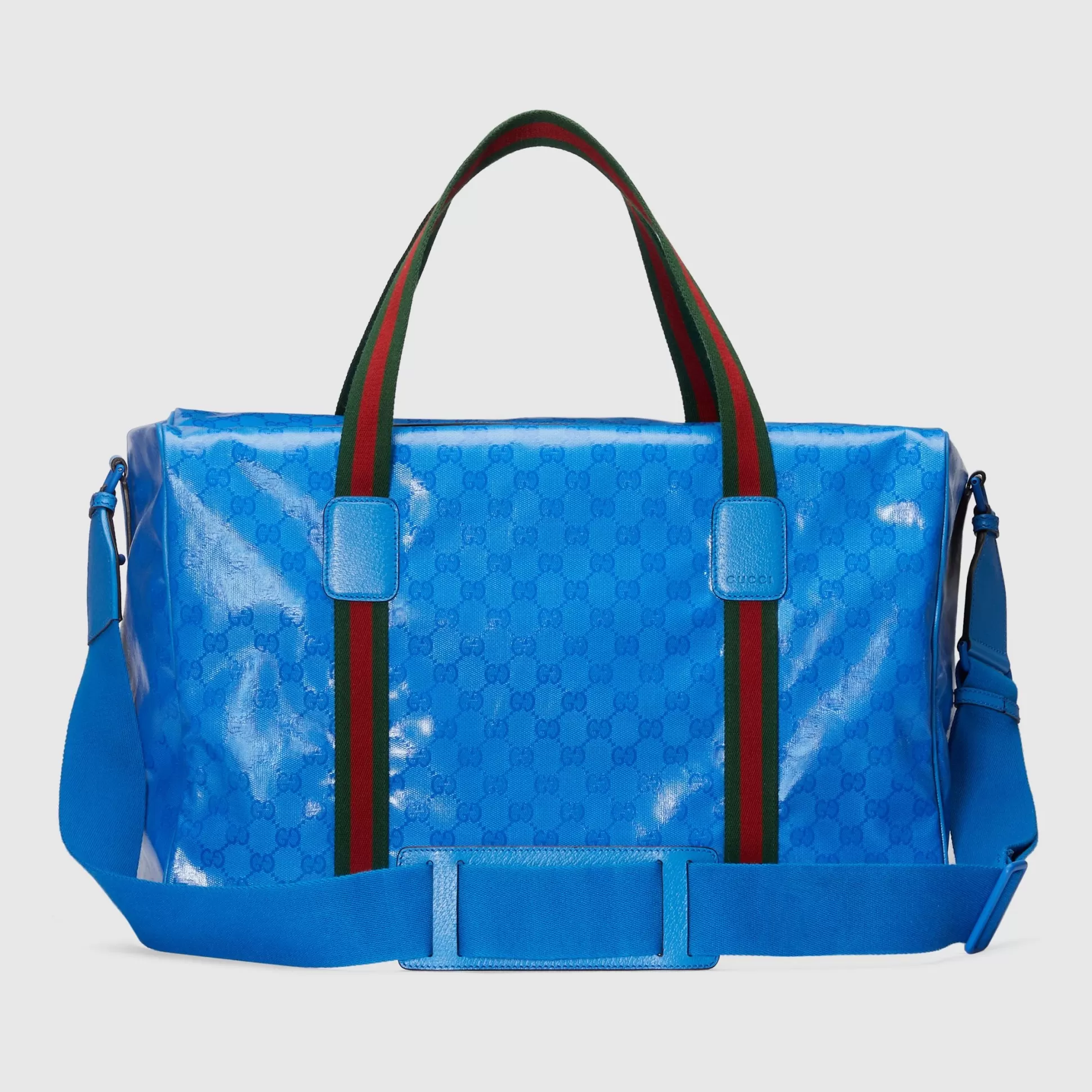 GUCCI Large Duffle Bag With Web-Men Weekend & Duffle Bags