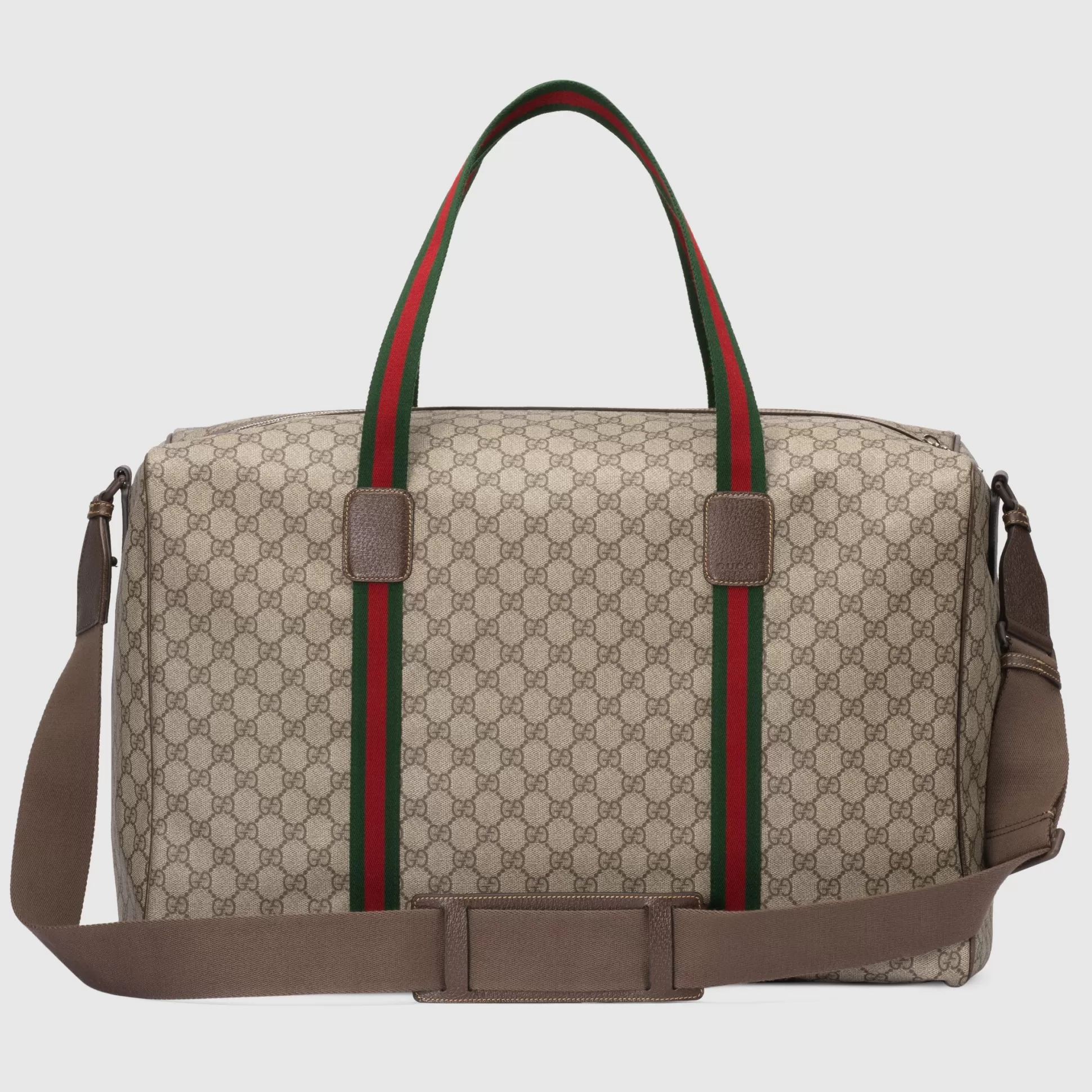 GUCCI Maxi Duffle Bag With Web-Men Weekend & Duffle Bags