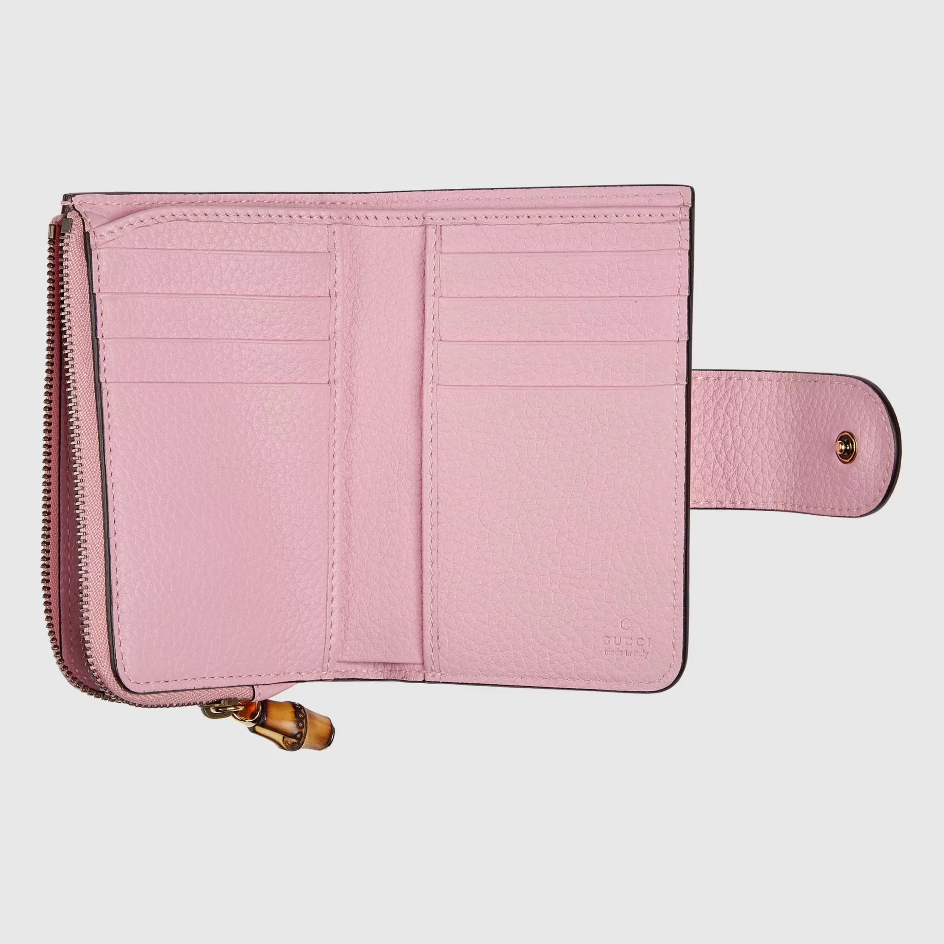 GUCCI Medium Double G Wallet With Bamboo-Women Card Holders & Small Accessories