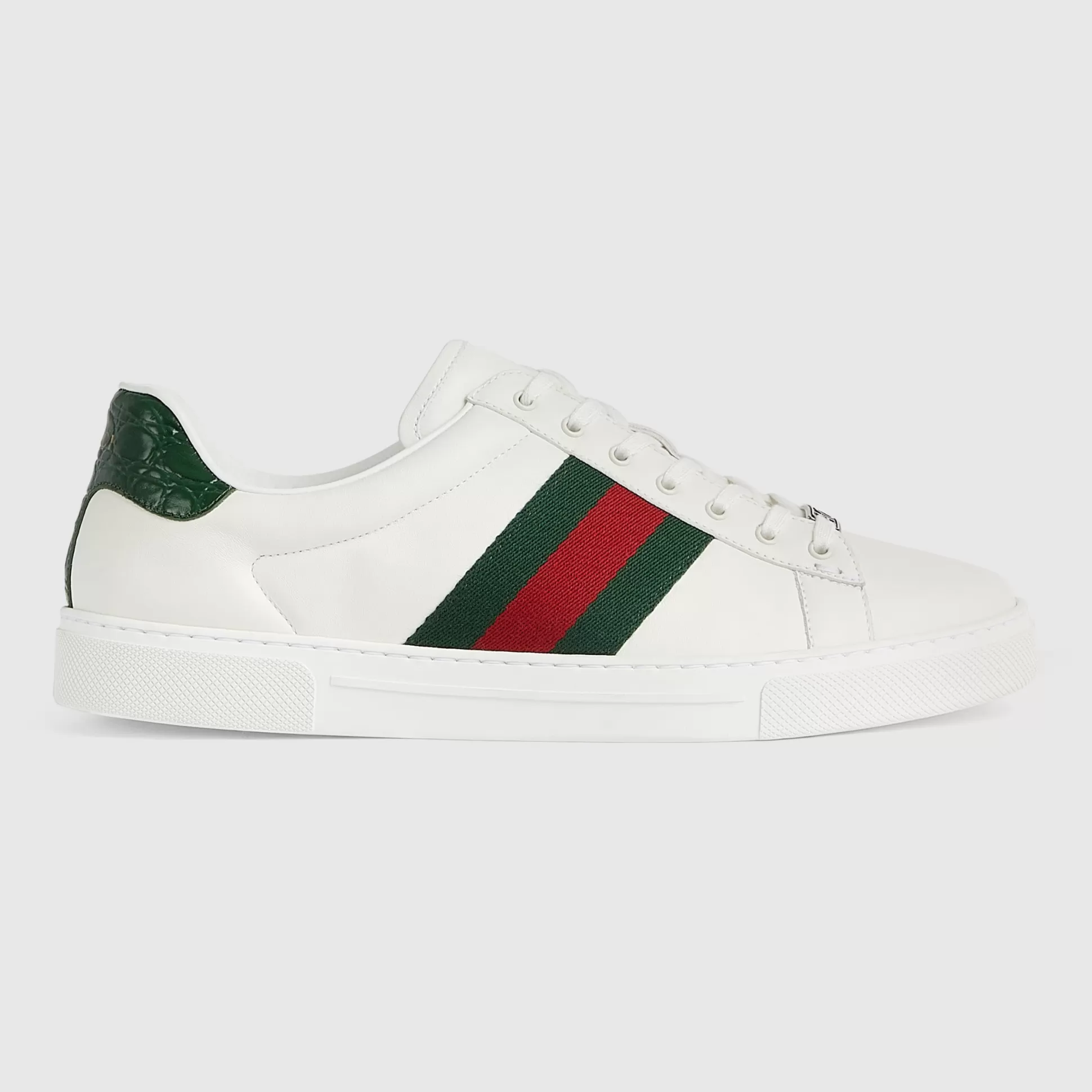 GUCCI Men'S Ace Sneaker With Web-Men Sneakers