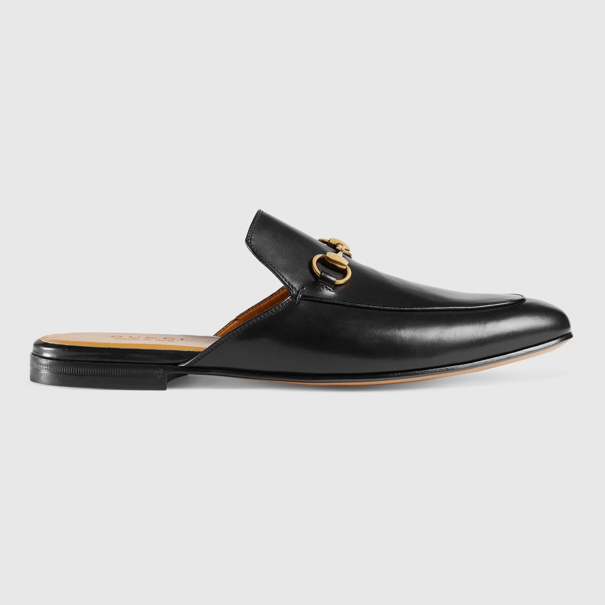 GUCCI Men'S Princetown Leather Slipper-Men Mules