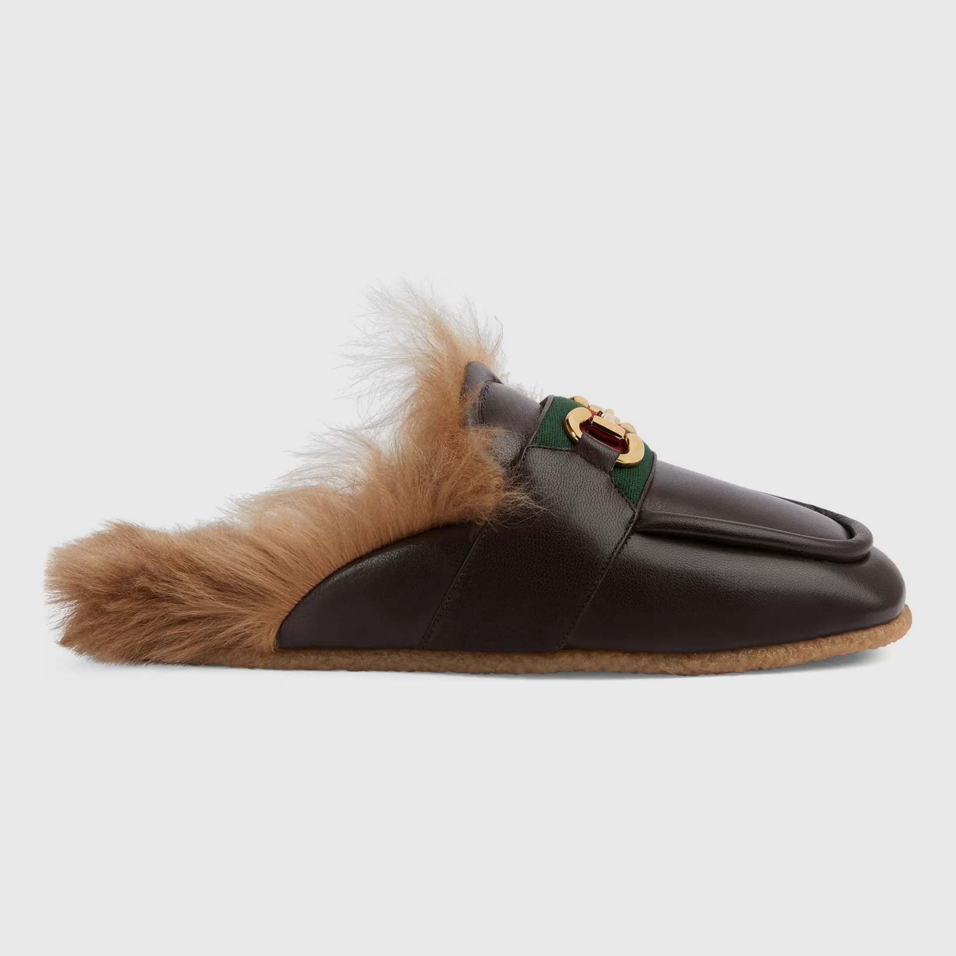 GUCCI Men'S Slipper With Horsebit-Men Winter Shoes