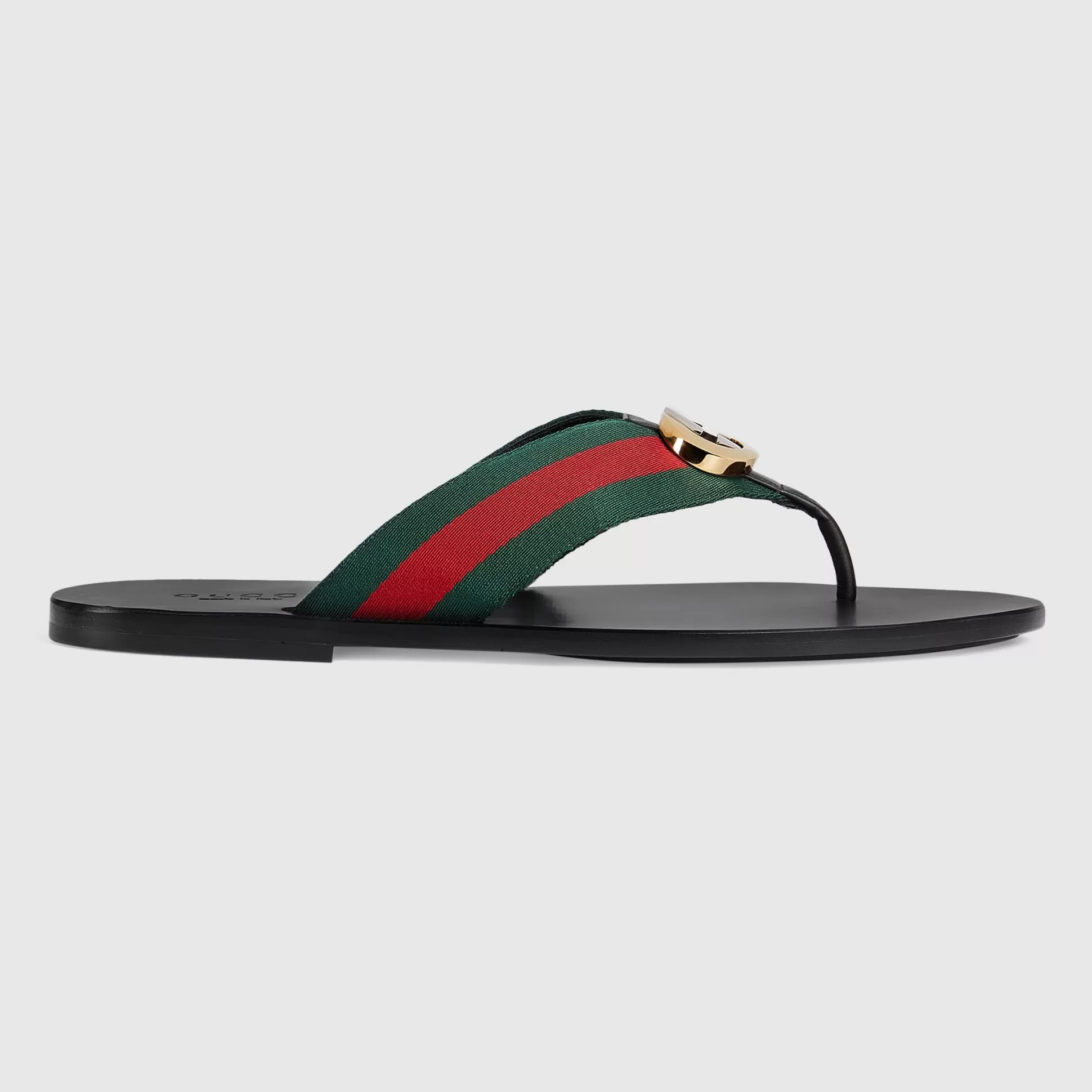 GUCCI Men'S Thong Sandal With Web-Men Slides & Sandals