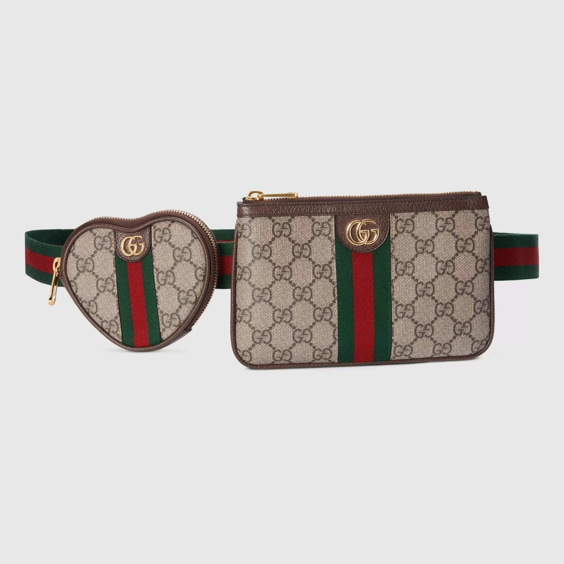 GUCCI Ophidia Gg Heart Utility Belt-Women Backpacks & Belt Bags