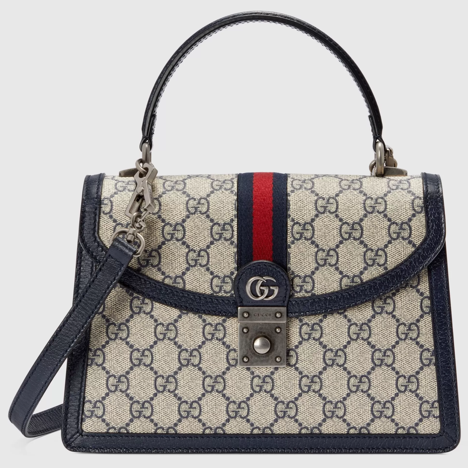 GUCCI Ophidia Gg Small Top Handle Bag-Women Top Handle Bags